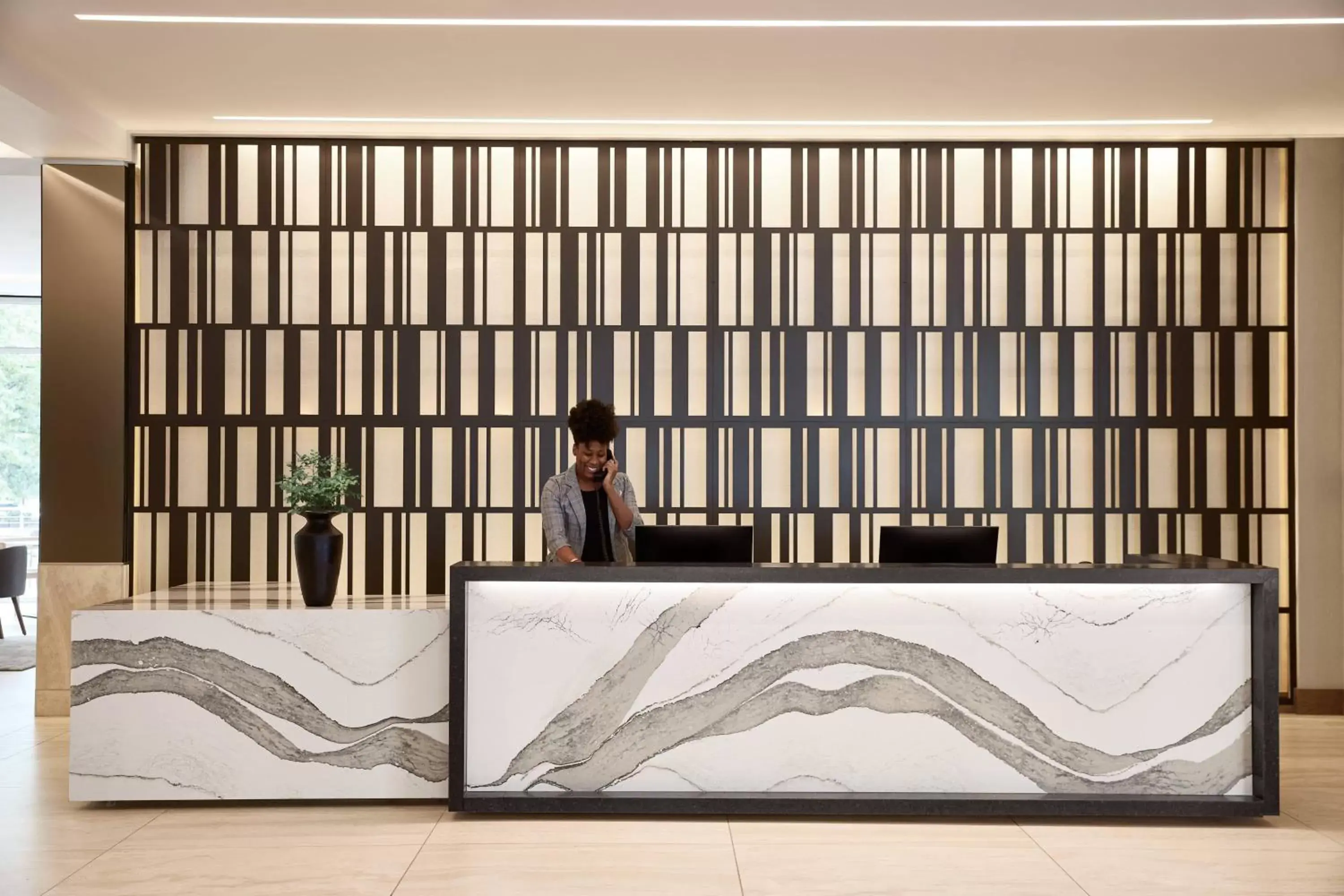 Lobby or reception in AC Hotel by Marriott Atlanta Perimeter