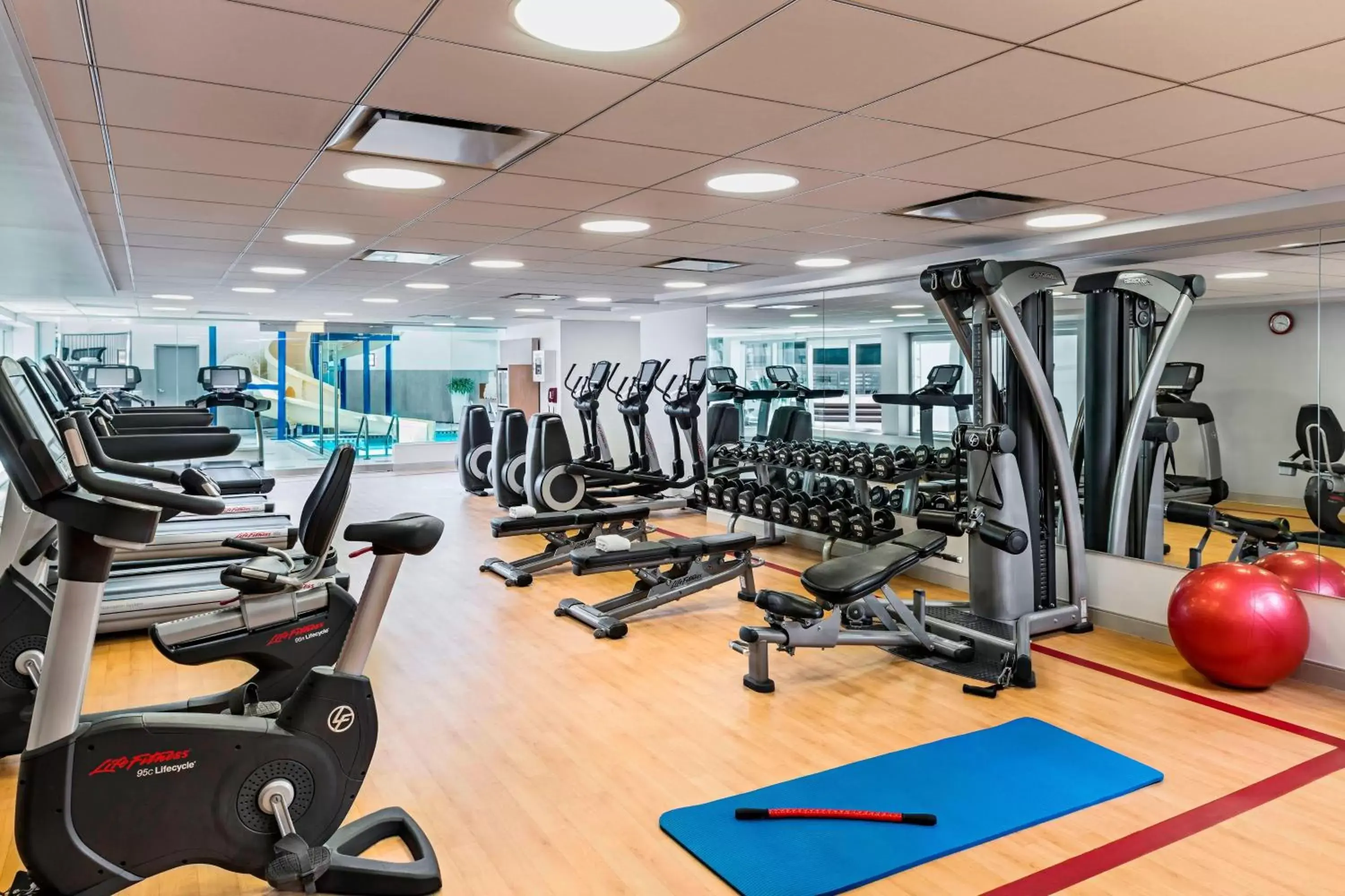 Fitness centre/facilities, Fitness Center/Facilities in Sheraton Suites Calgary Eau Claire
