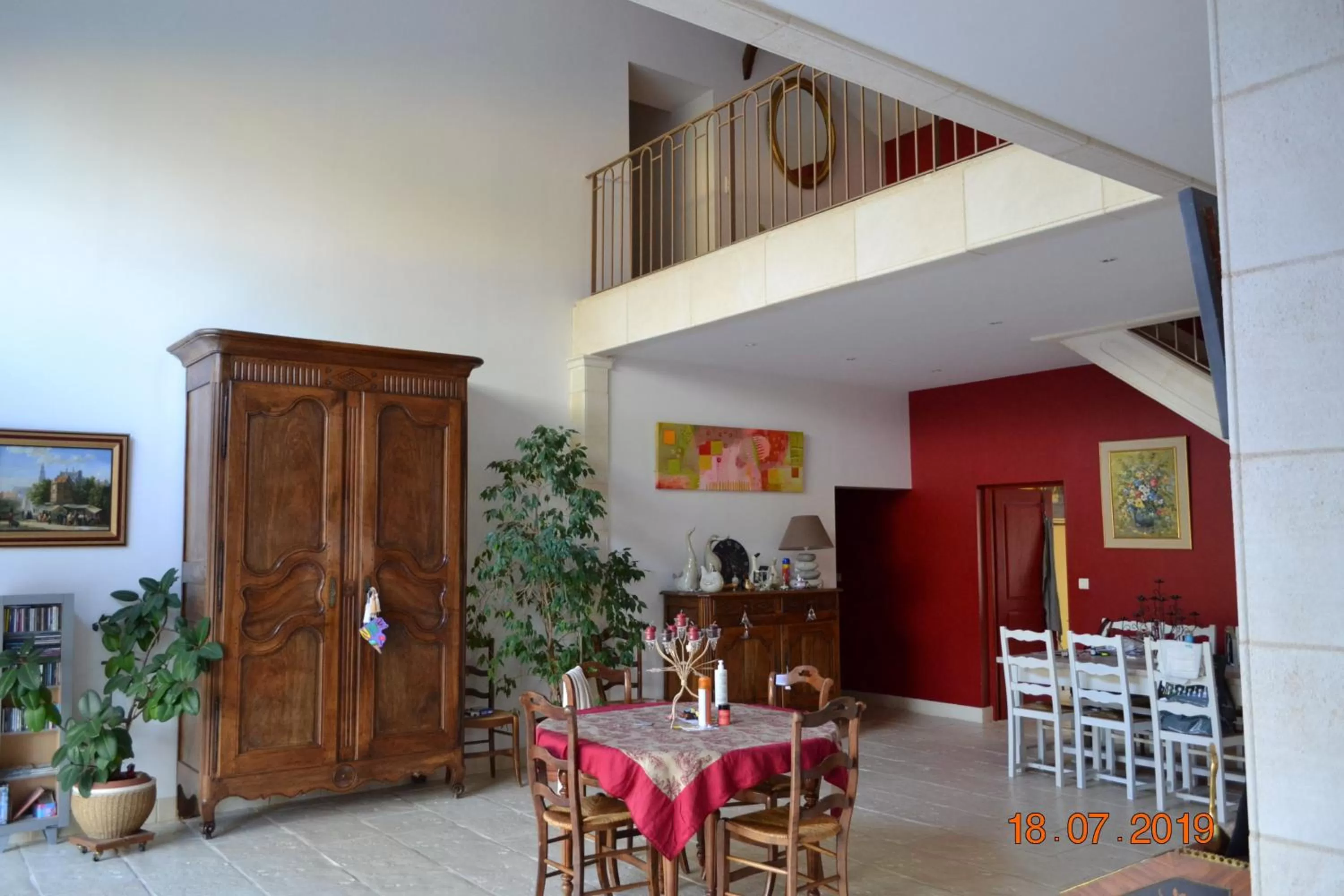 Double Room with Shared Bathroom in Les Chambres de Carreau