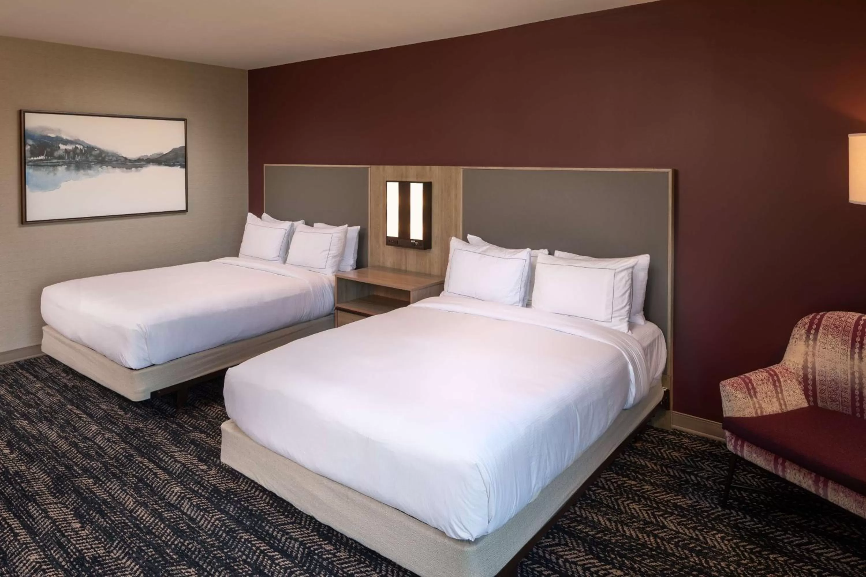 Bed in Hilton Asheville Biltmore Park