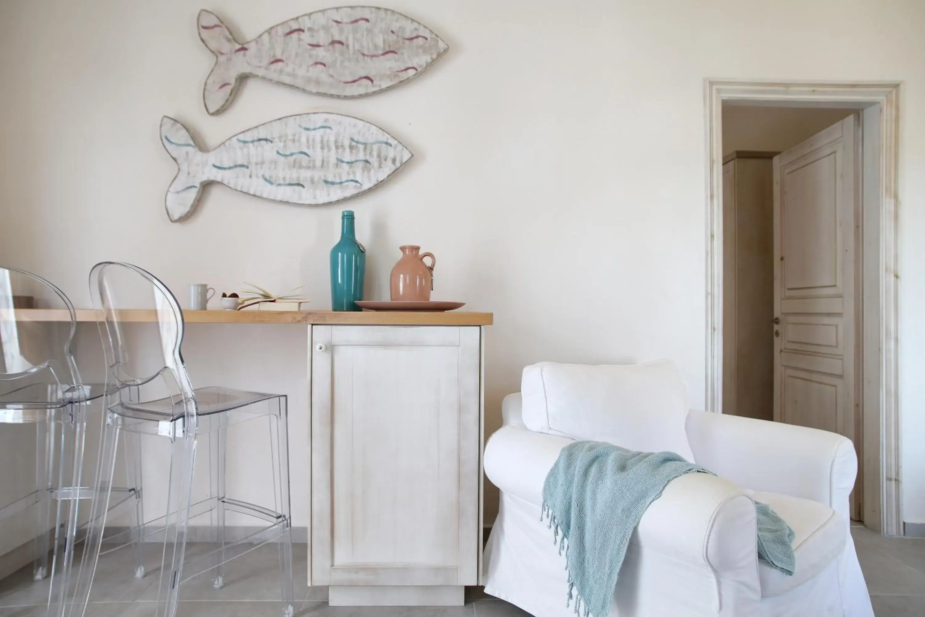 Living room in Skopelos Village Hotel