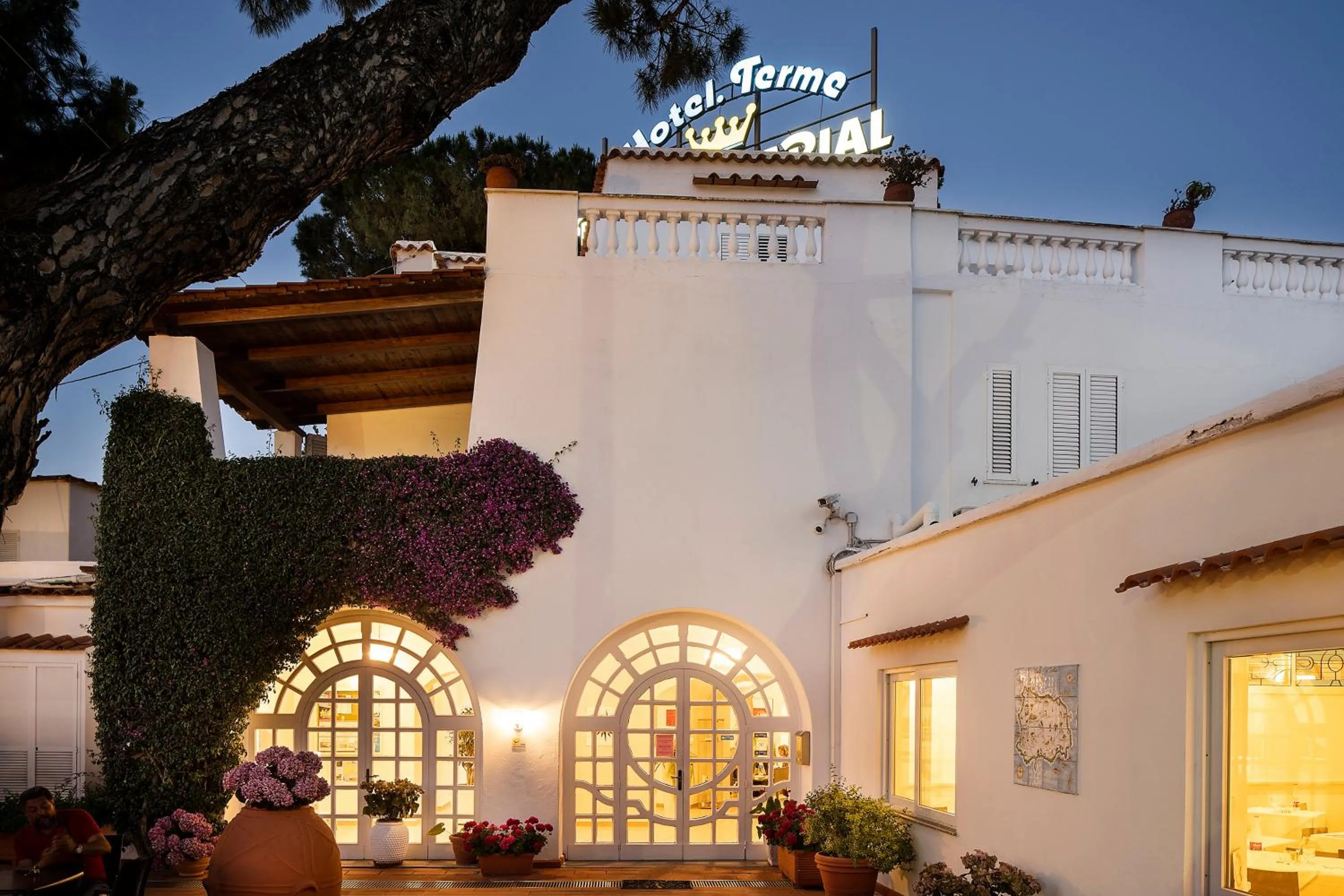 Facade/entrance in Hotel Terme Park Imperial