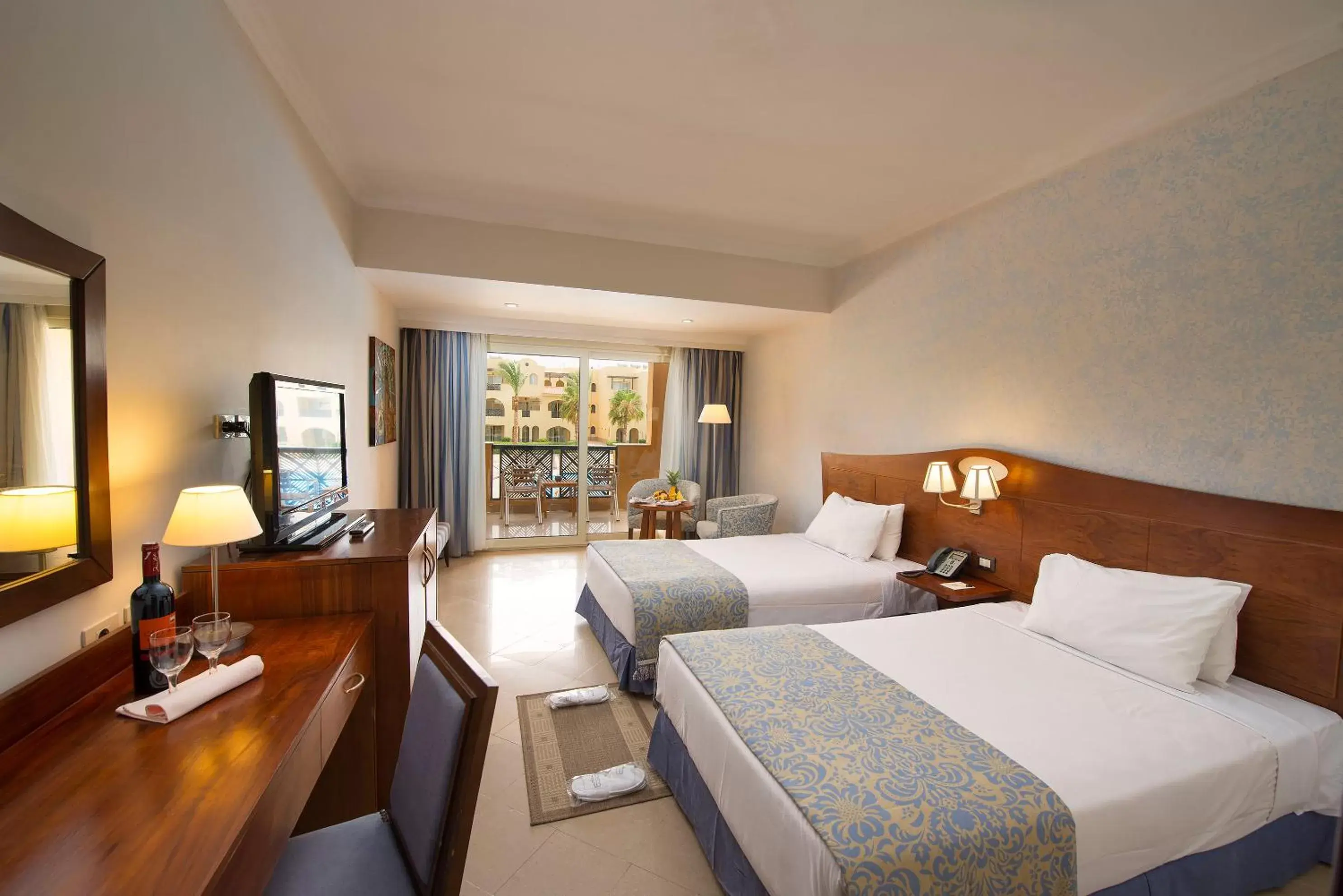 Bed in Stella Gardens Resort & Spa, Makadi Bay Bed in Stella Gardens Resort & Spa, Makadi Bay