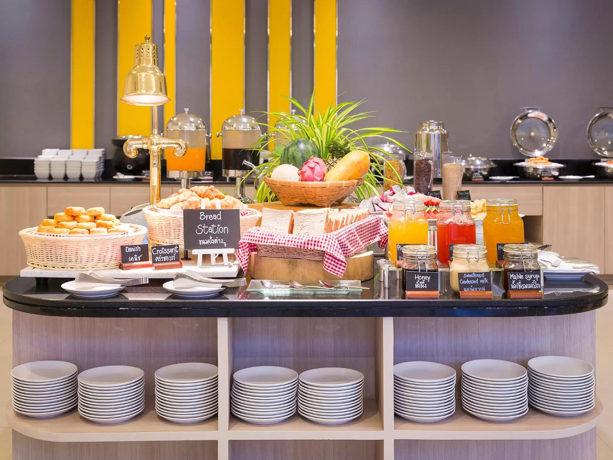 Continental breakfast in Ibis Hua Hin