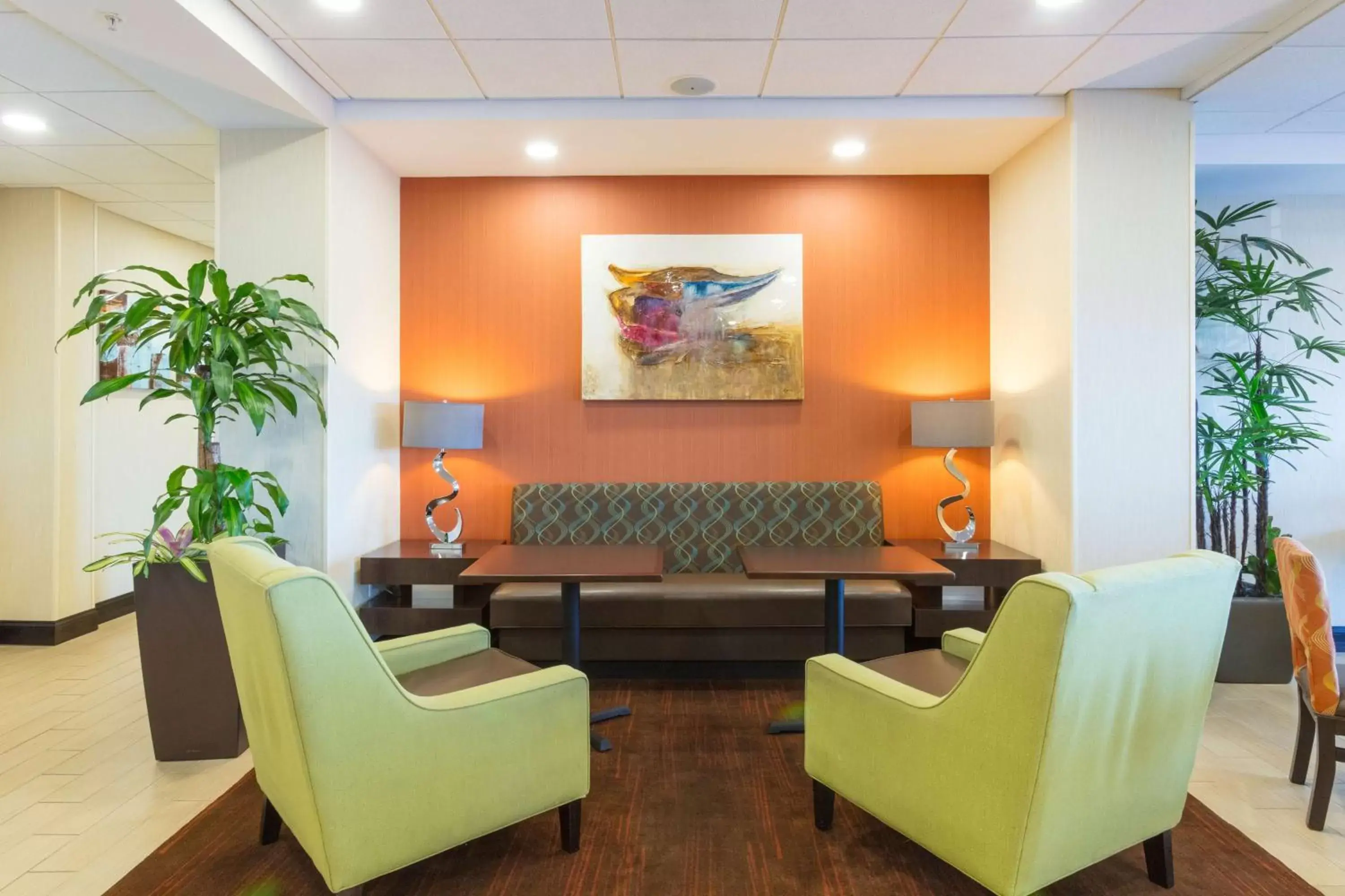Lobby or reception in Hampton Inn Daytona Beach/Beachfront Lobby or reception in Hampton Inn Daytona Beach/Beachfront