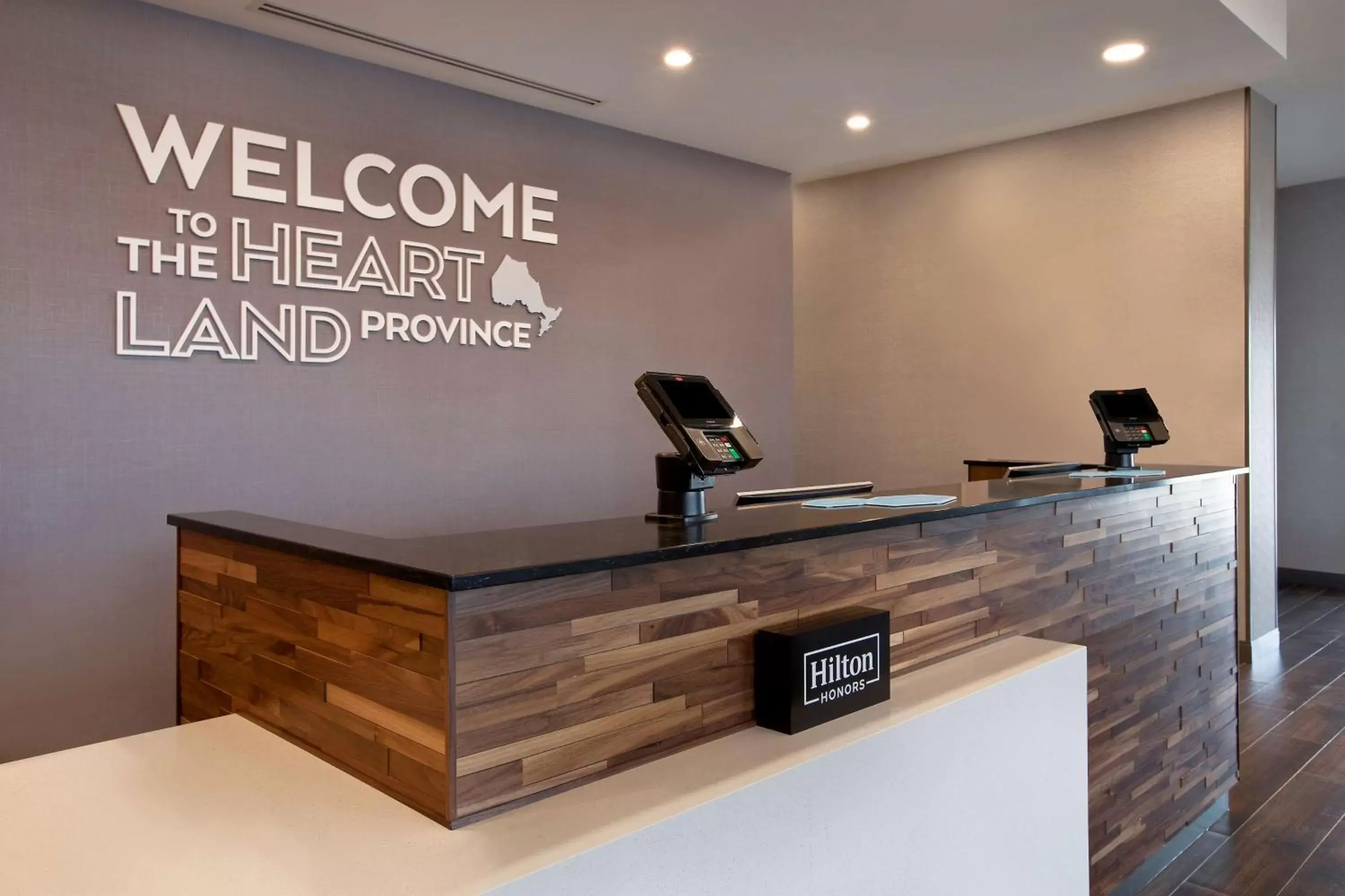 Lobby or reception in Hampton Inn & Suites Ottawa West, Ontario, Canada Lobby or reception in Hampton Inn & Suites Ottawa West, Ontario, Canada