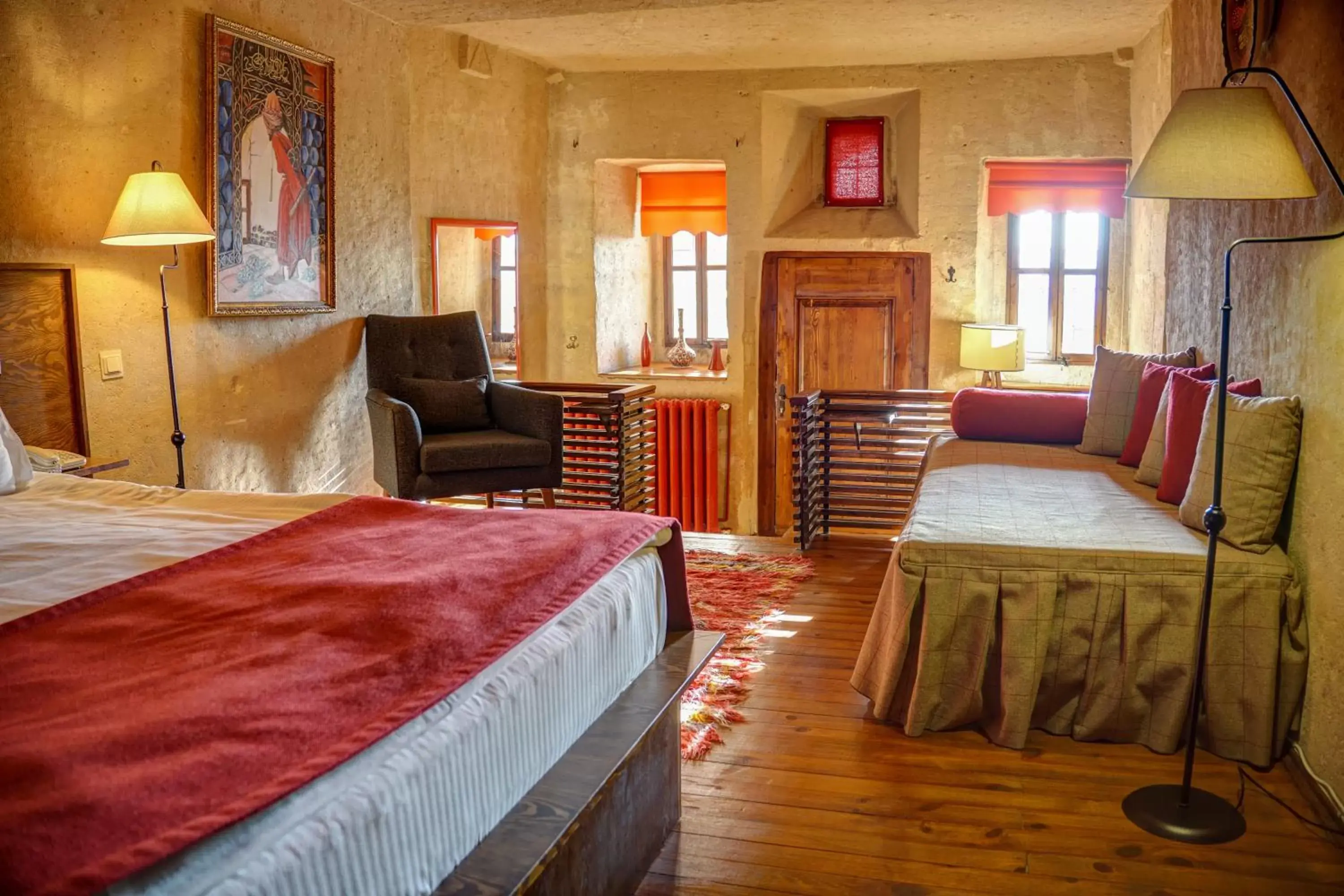 Bedroom, Seating Area in 4 Oda Cave House - Special Class