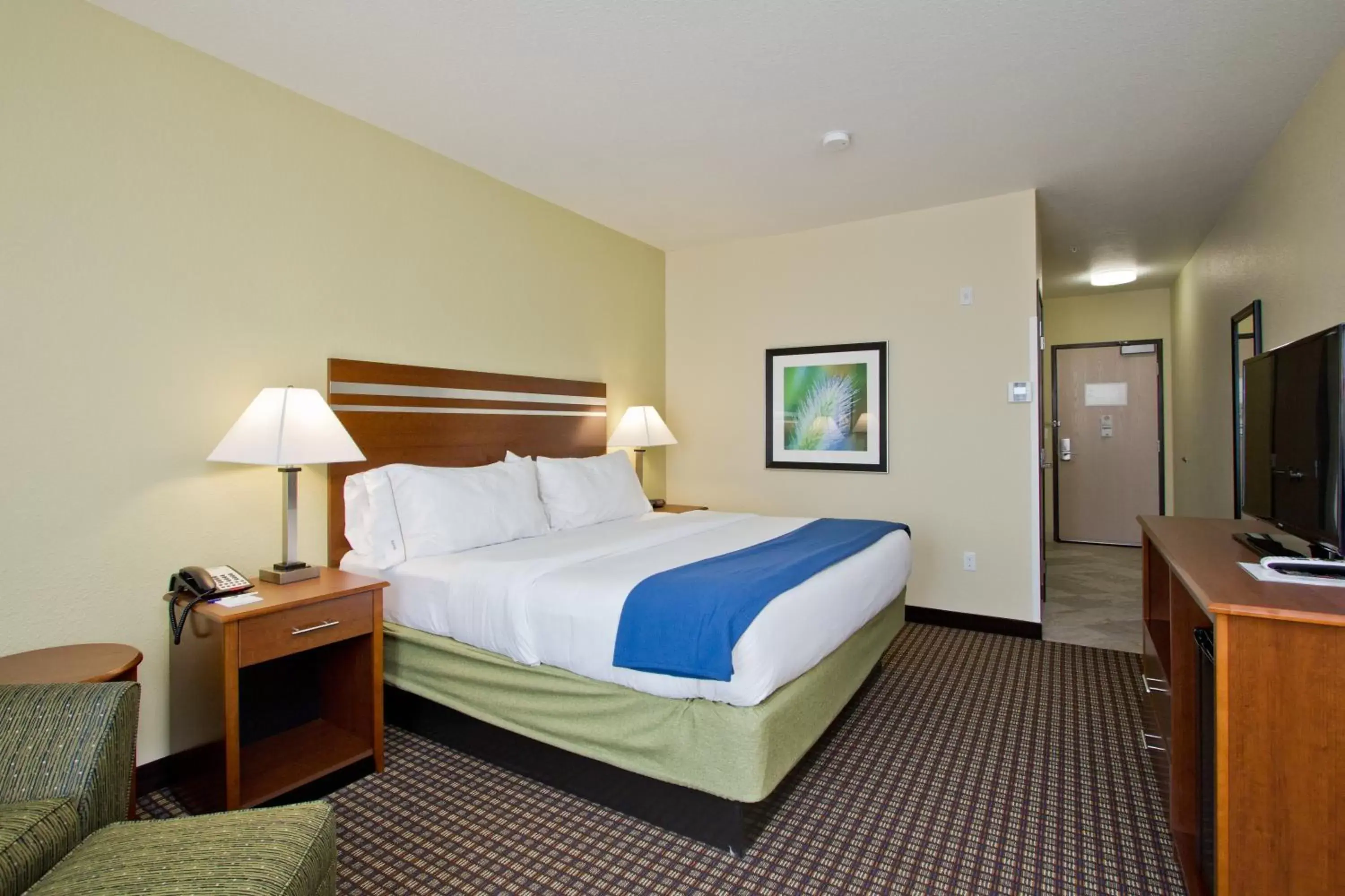 Photo of the whole room, Bed in Holiday Inn Express and Suites Denver East Peoria Street, an IHG Hotel