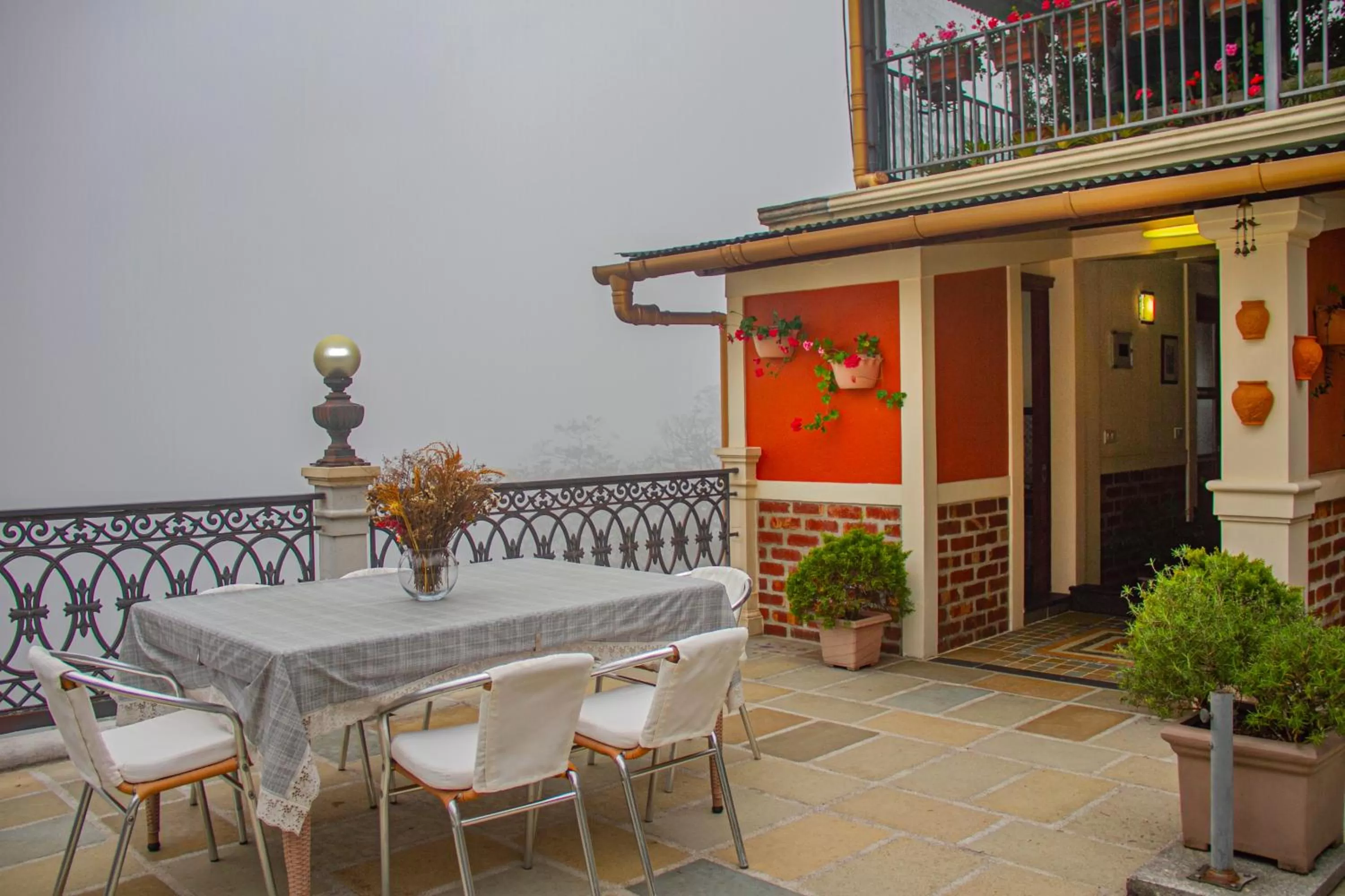 Balcony/Terrace in Amritara Luxury Villa Tosca, Gangtok