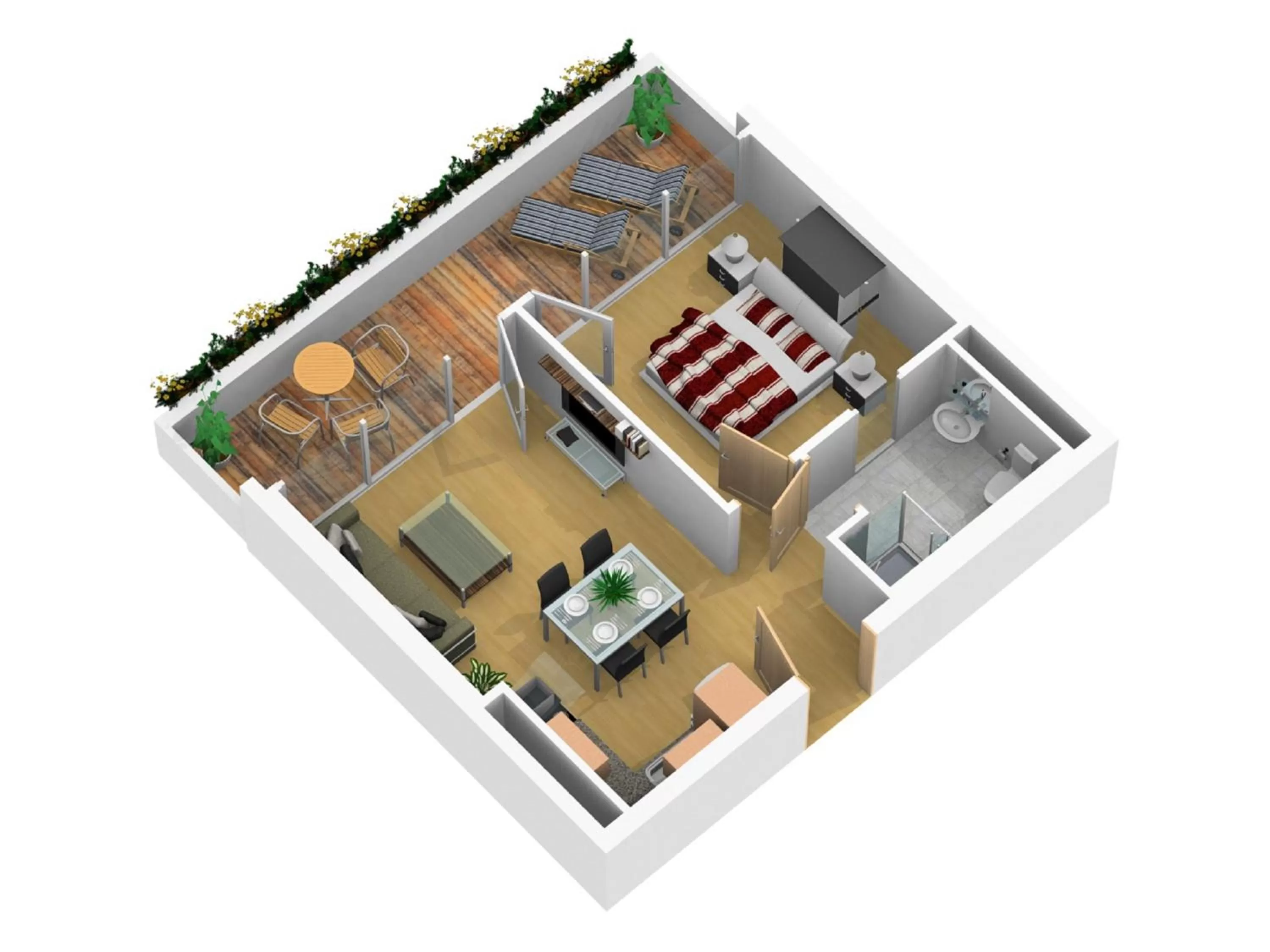 Other, Floor Plan in Private Living Apartments