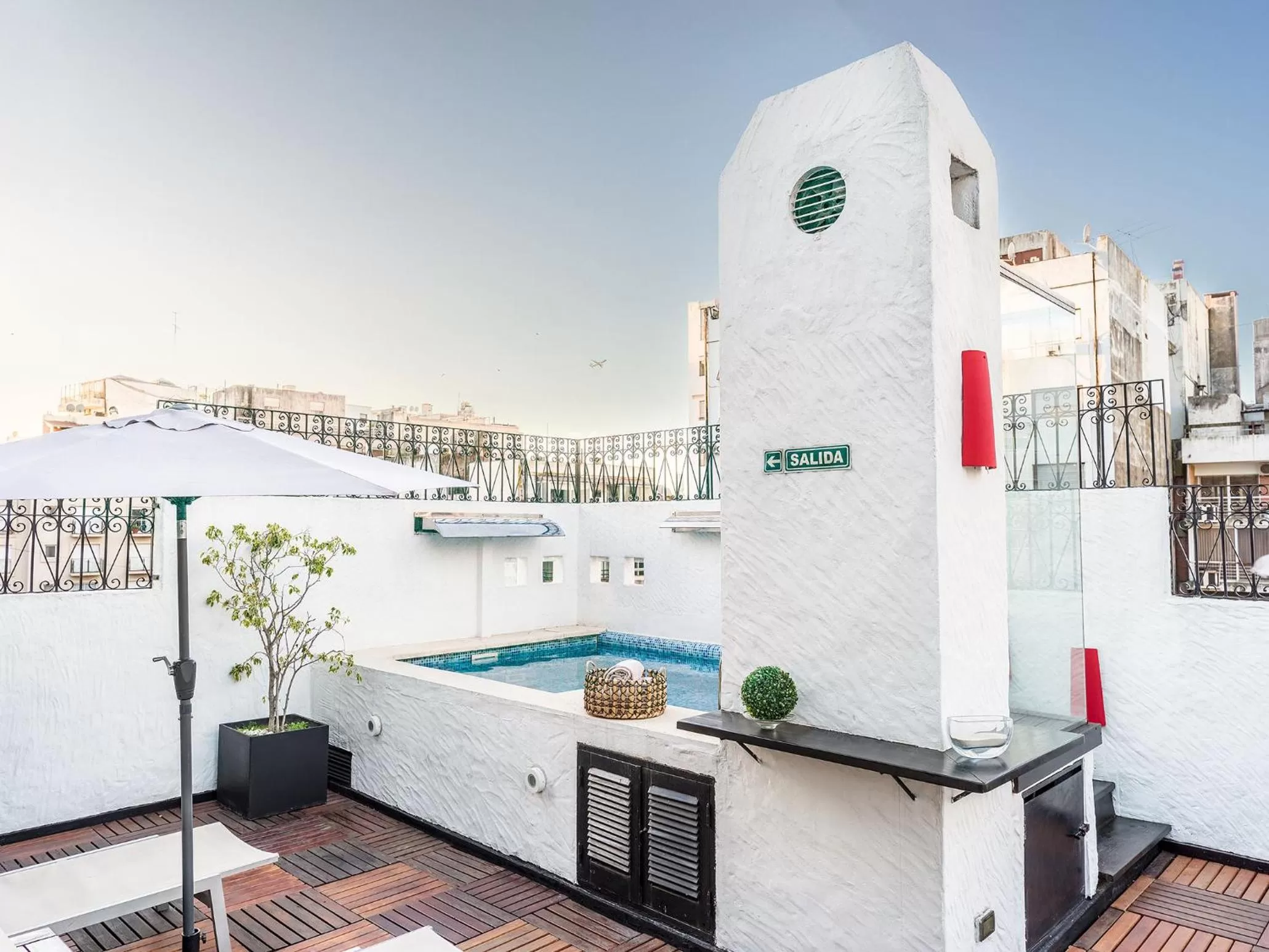 Pool view in Melia Recoleta Plaza Hotel