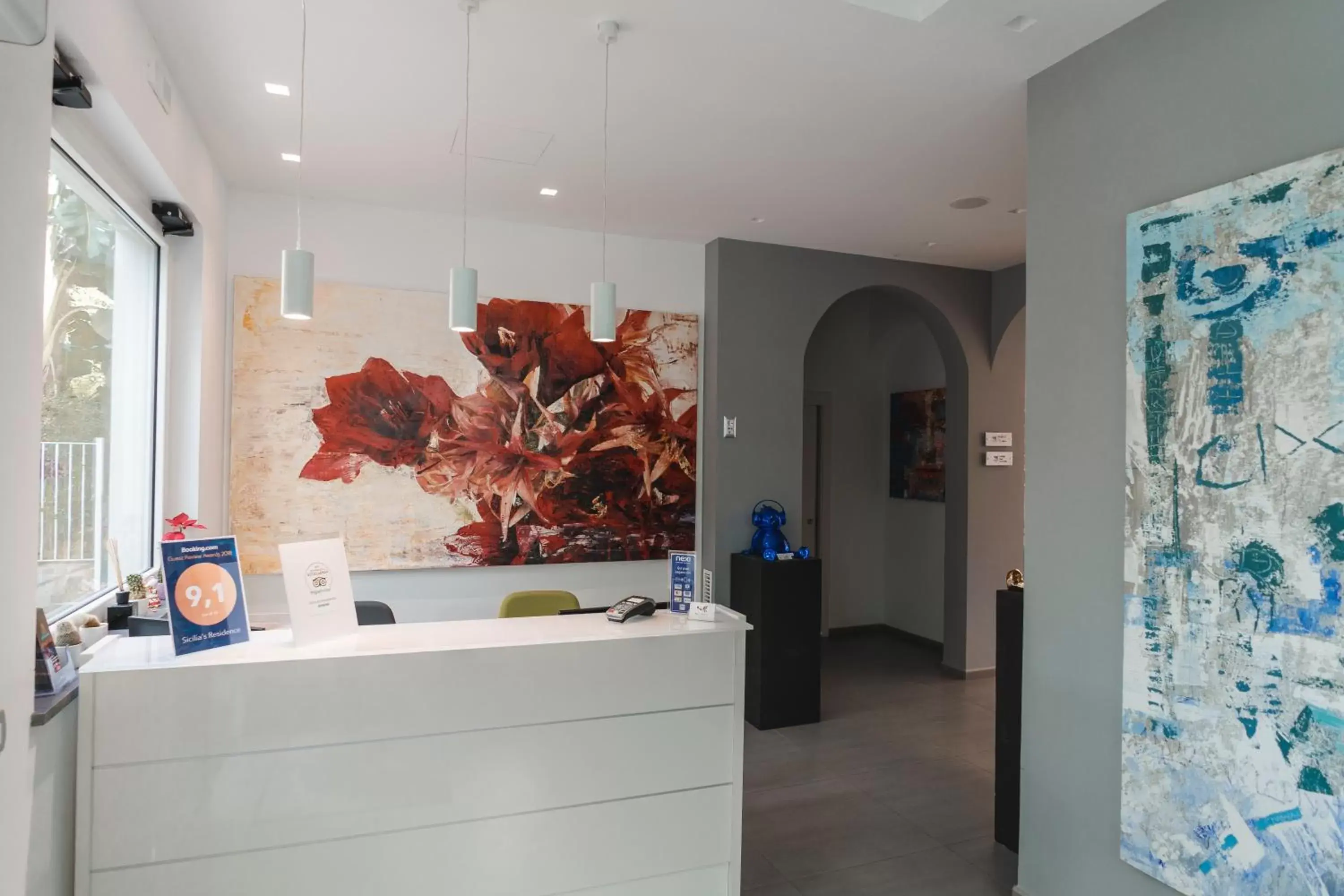 Lobby or reception in Sicilia's Art Hotel & Spa Lobby or reception in Sicilia's Art Hotel & Spa