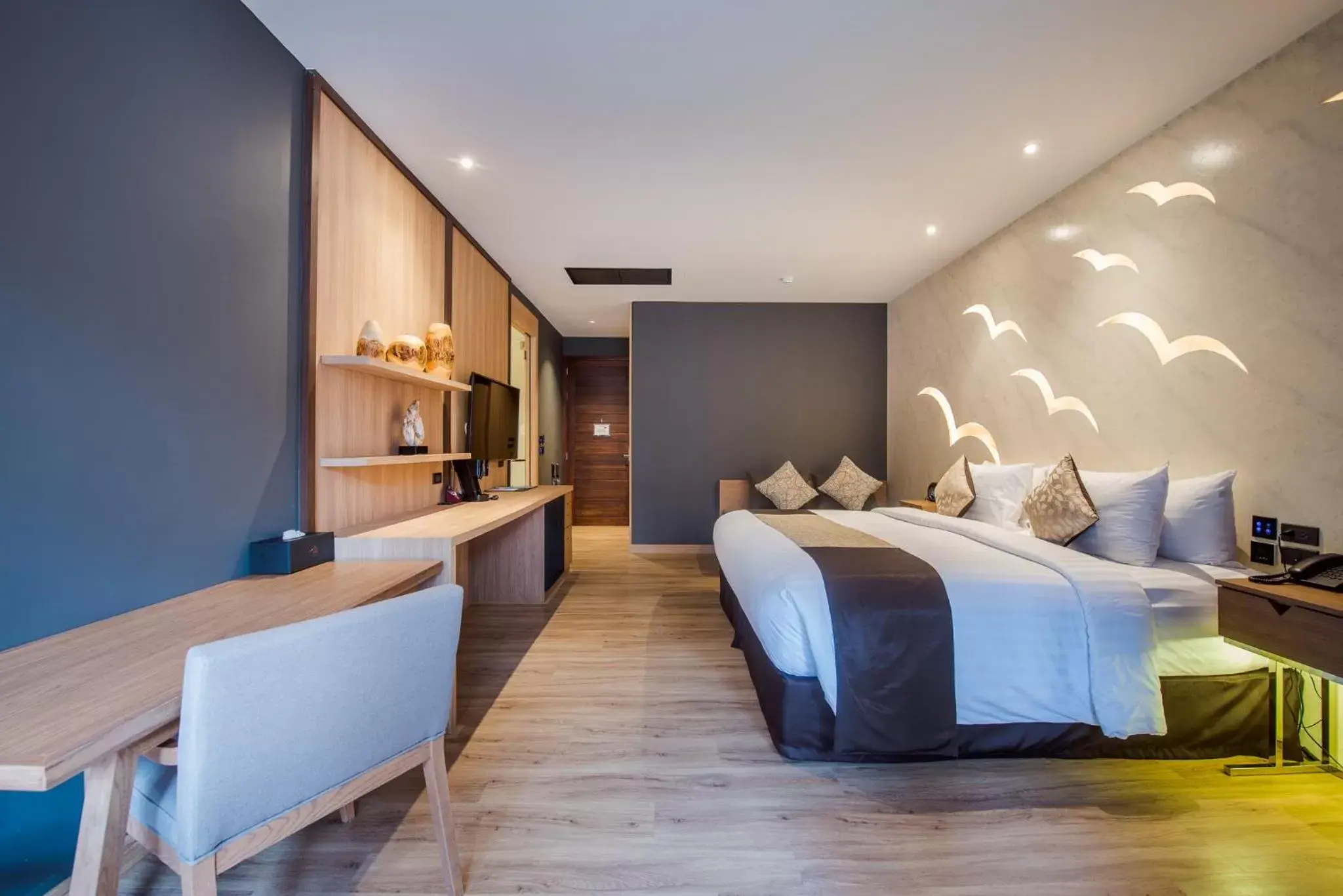 Decorative detail, Bed in The Yana Villas Hua Hin Decorative detail, Bed in The Yana Villas Hua Hin