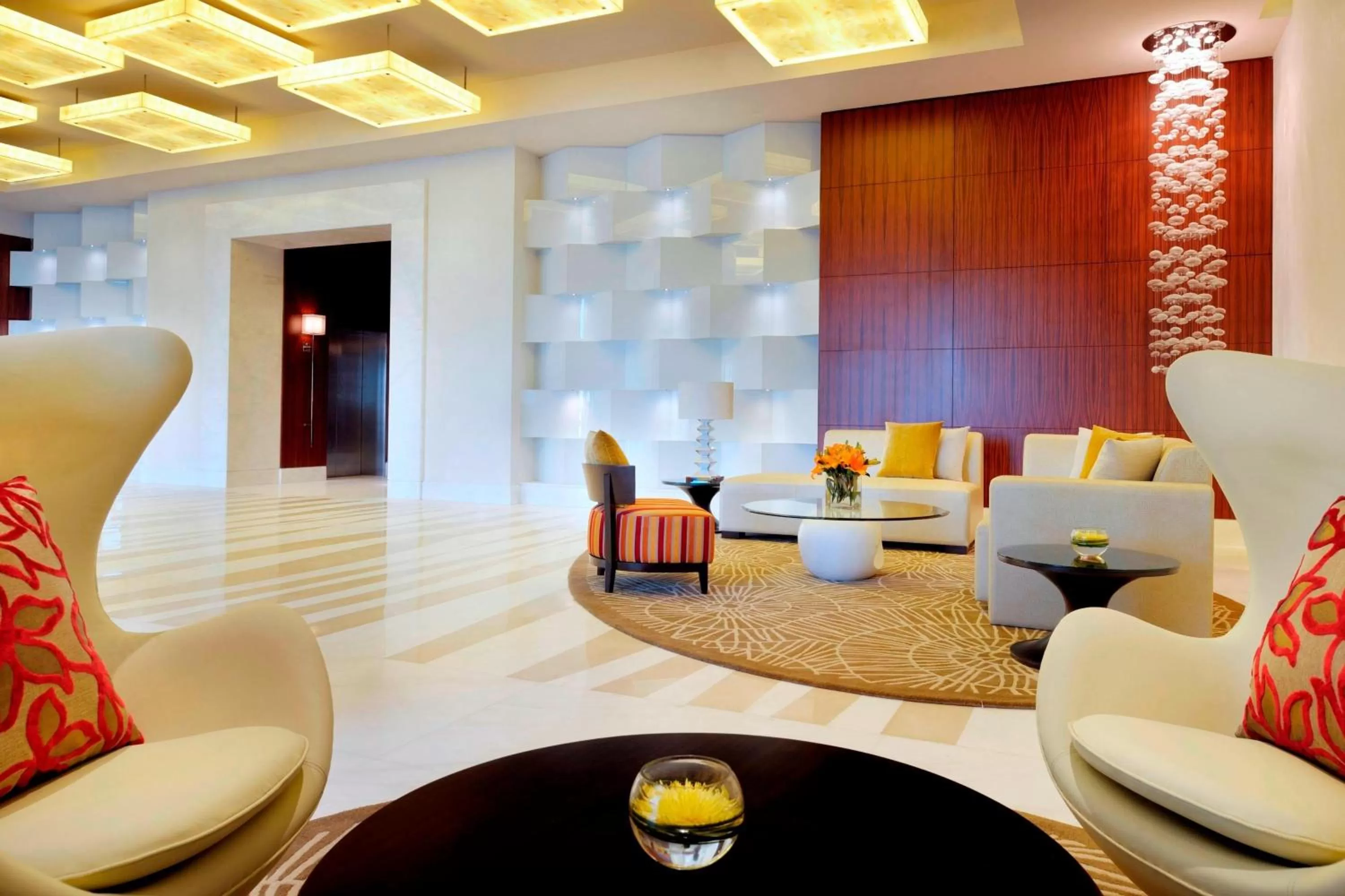 Lobby or reception in Marriott Executive Apartments Al Jaddaf, Dubai