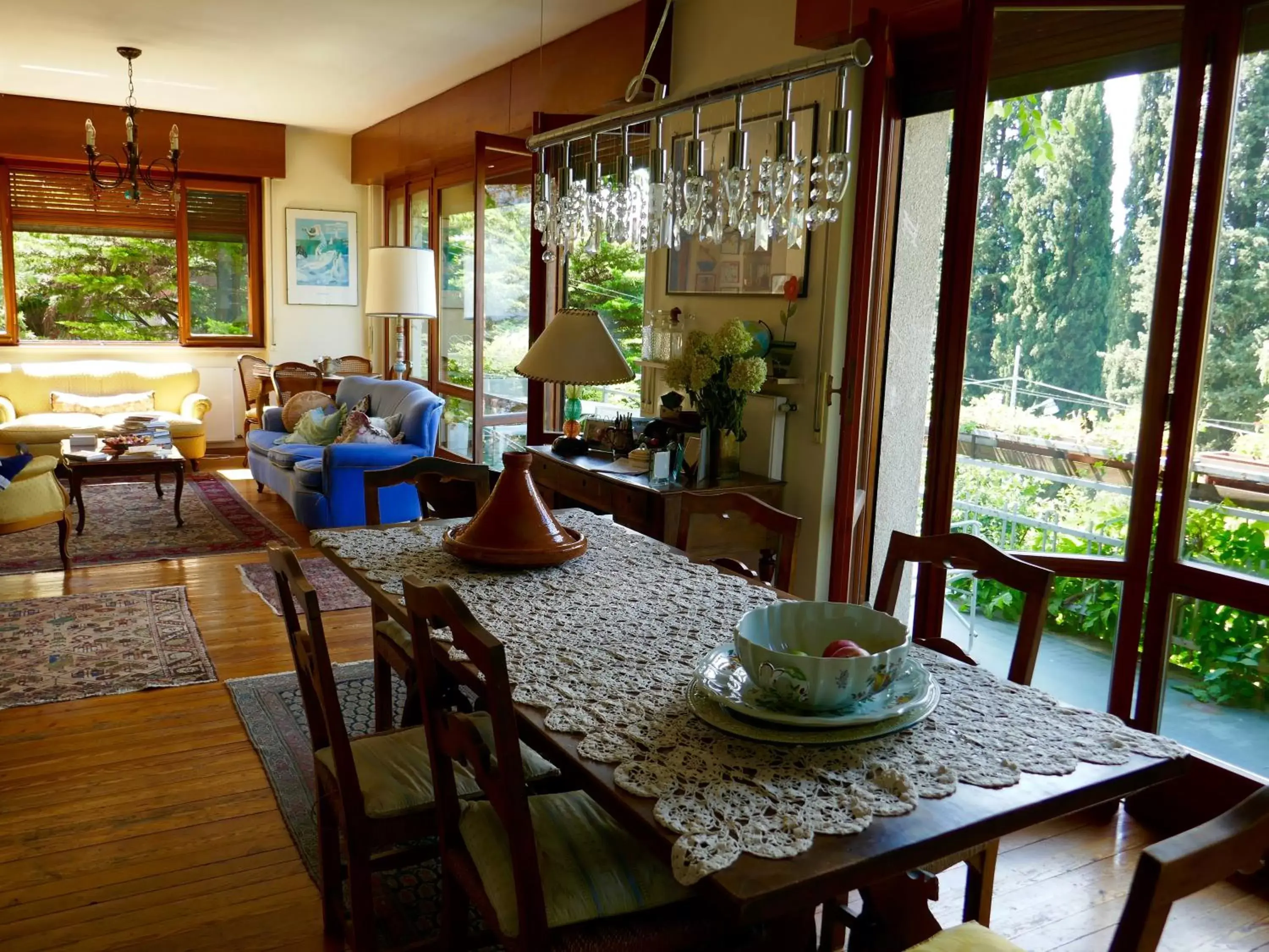 Seating area in B&B Le Ortensie -Lago di Como