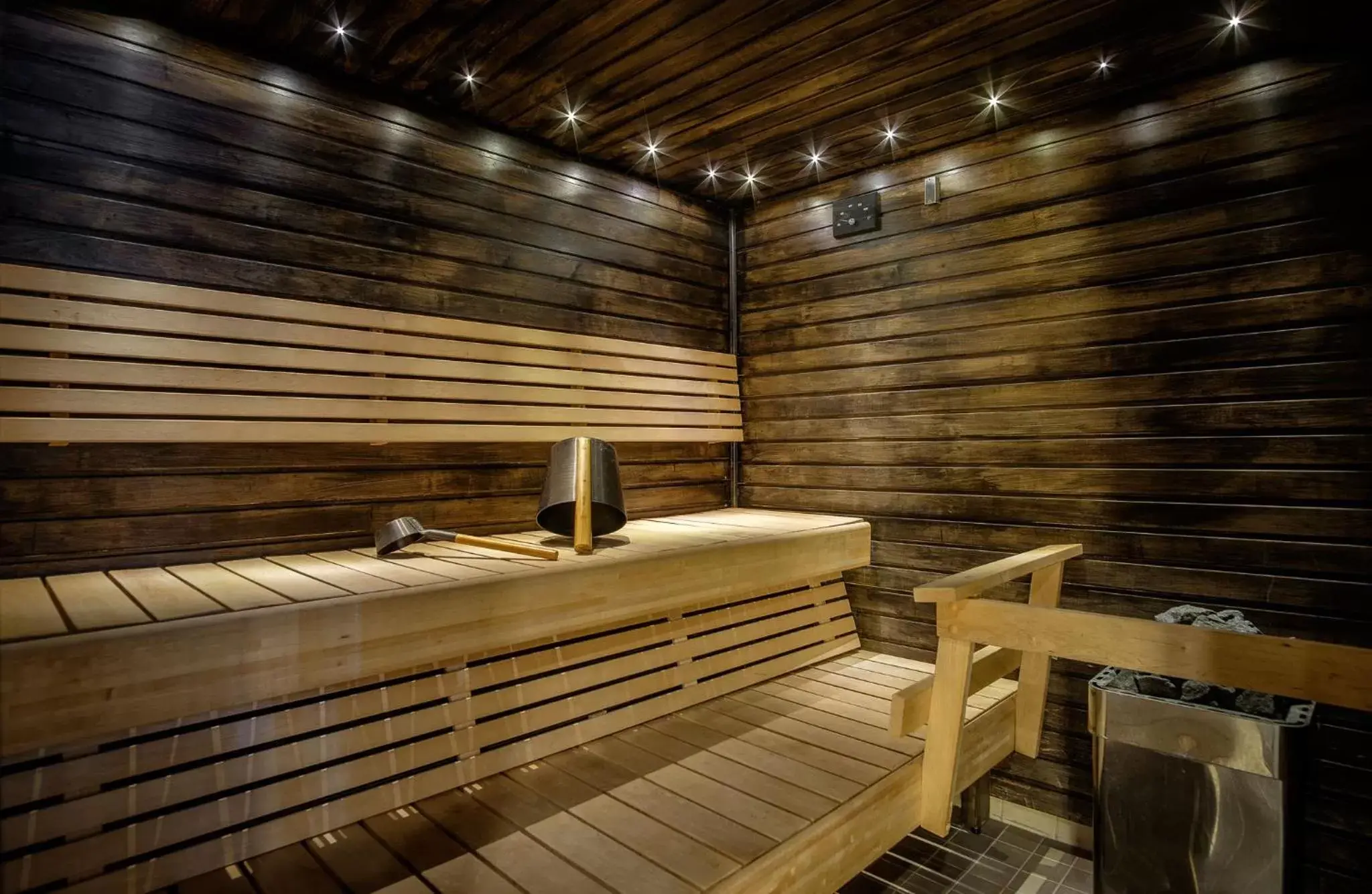 Sauna in Kultahippu Hotel & Apartments