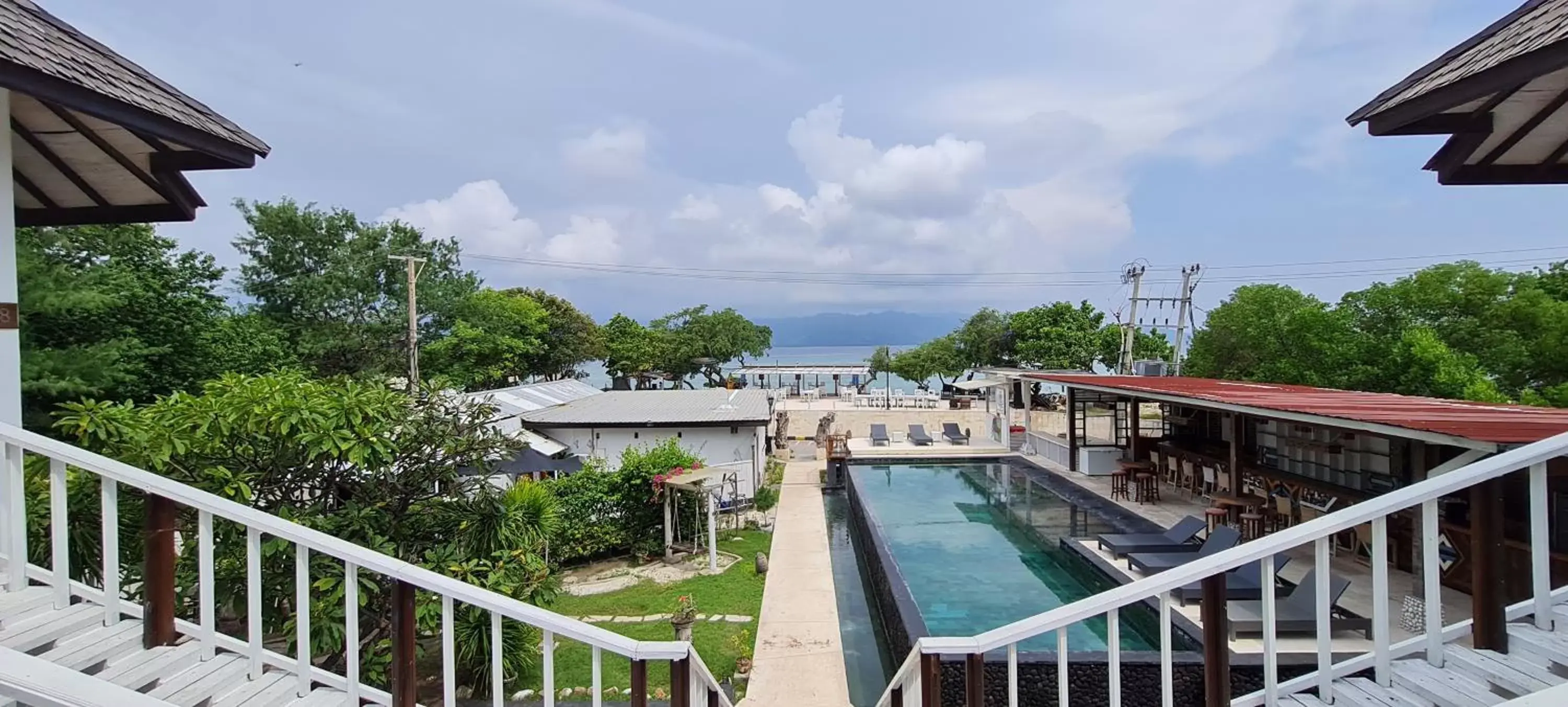 Property building, Pool View in The Trawangan Resort