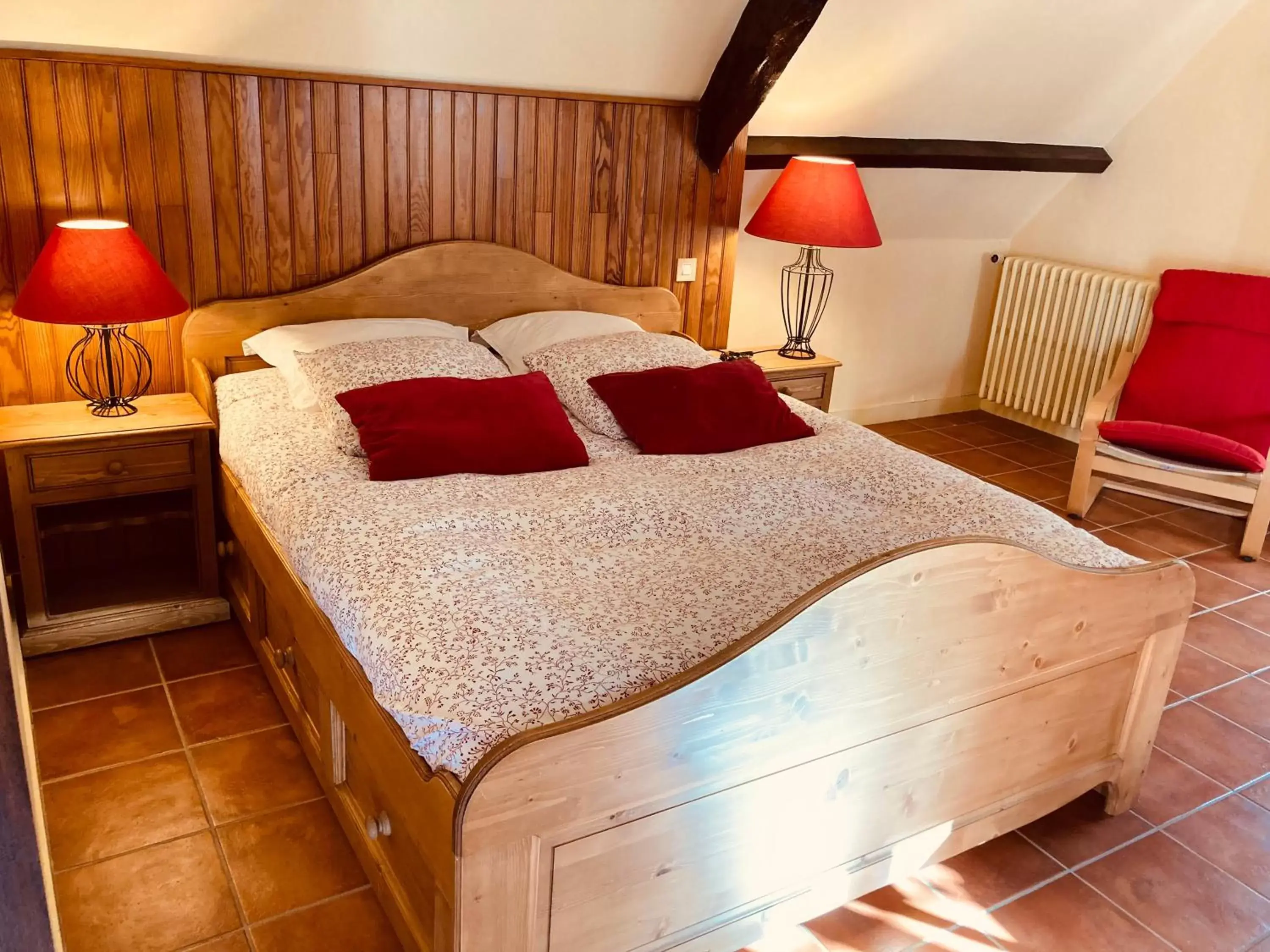 Bed in Manoir de Saint-Fiacre