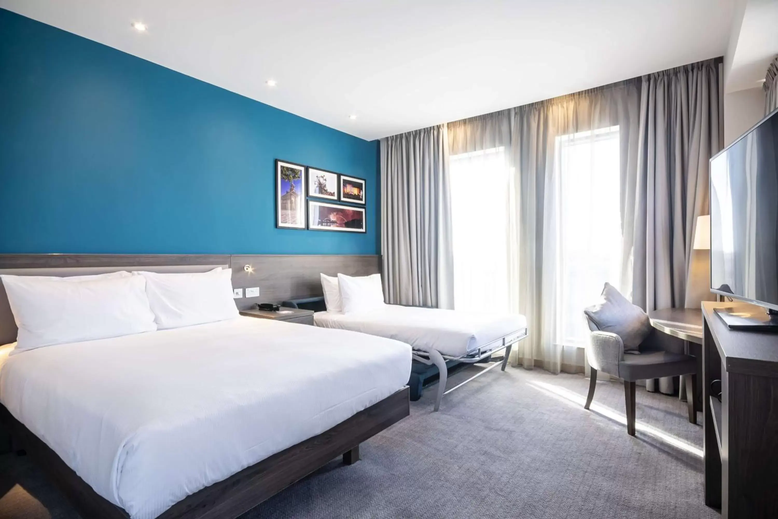 Bedroom, Bed in Hampton By Hilton Stockton On Tees Bedroom, Bed in Hampton By Hilton Stockton On Tees