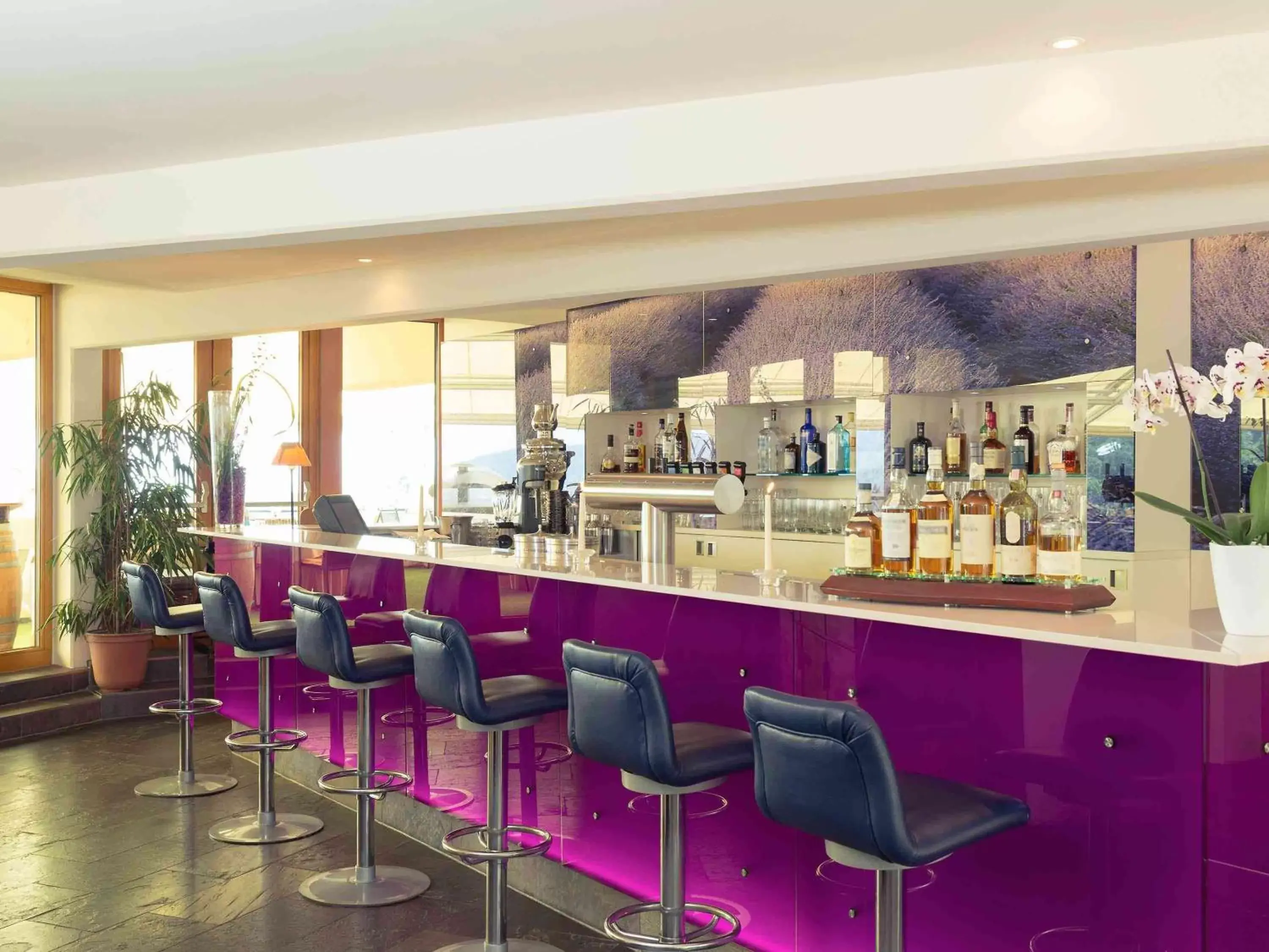 Lounge or bar, Restaurant/Places to Eat in Mercure Hotel Panorama Freiburg