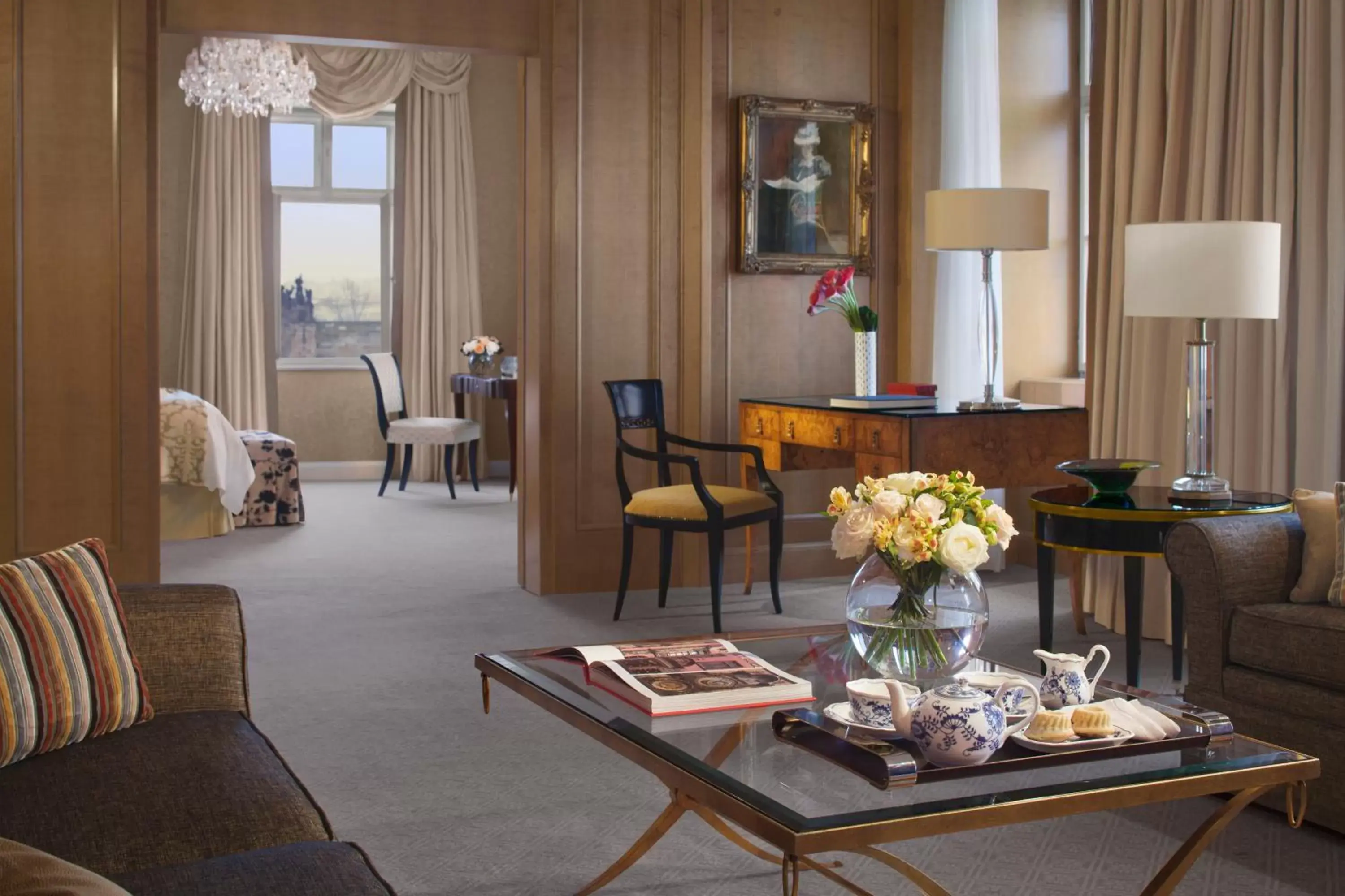 Living room in Four Seasons Hotel Prague Living room in Four Seasons Hotel Prague