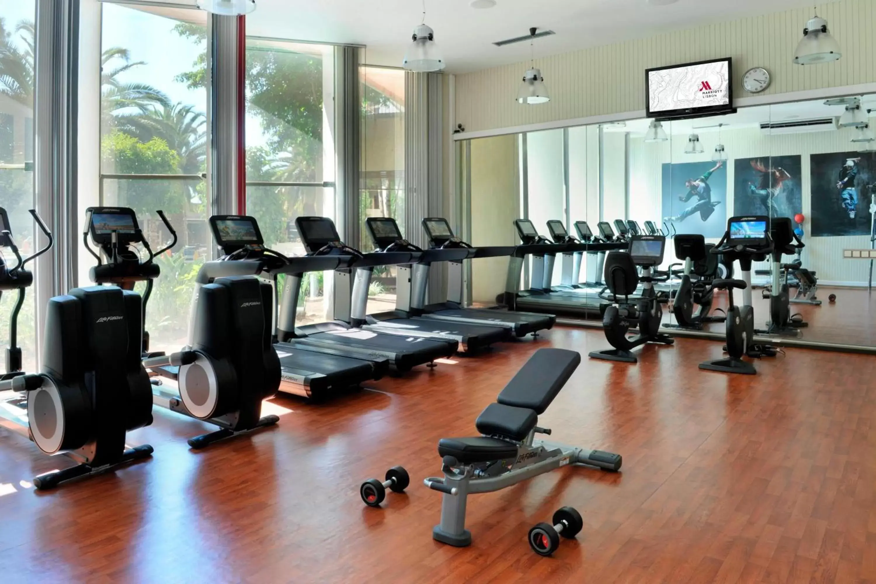 Fitness centre/facilities, Fitness Center/Facilities in Lisbon Marriott Hotel