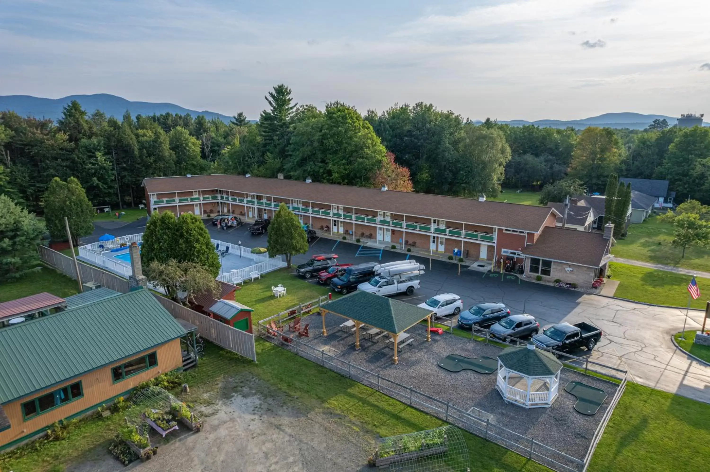 Bird's-eye View in Shaheen's Adirondack Inn