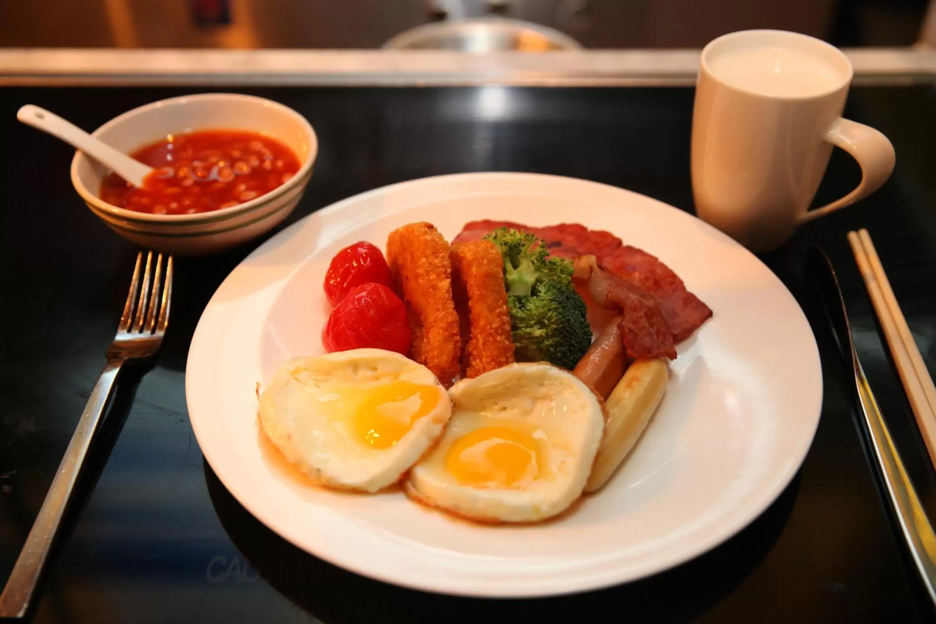 Breakfast in Ningbo Marriott Hotel