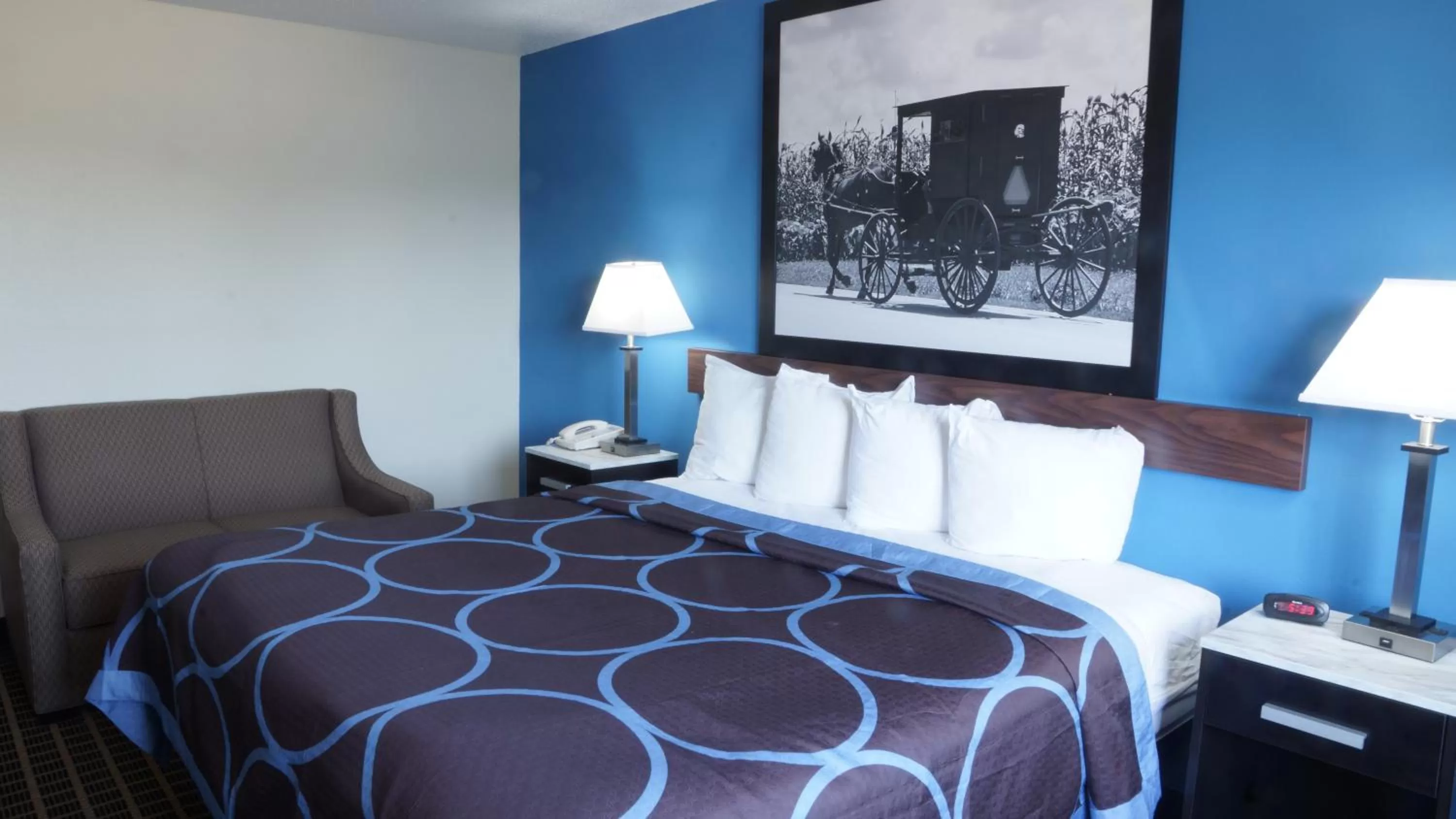 Bed in Rodeway Inn Elkhart