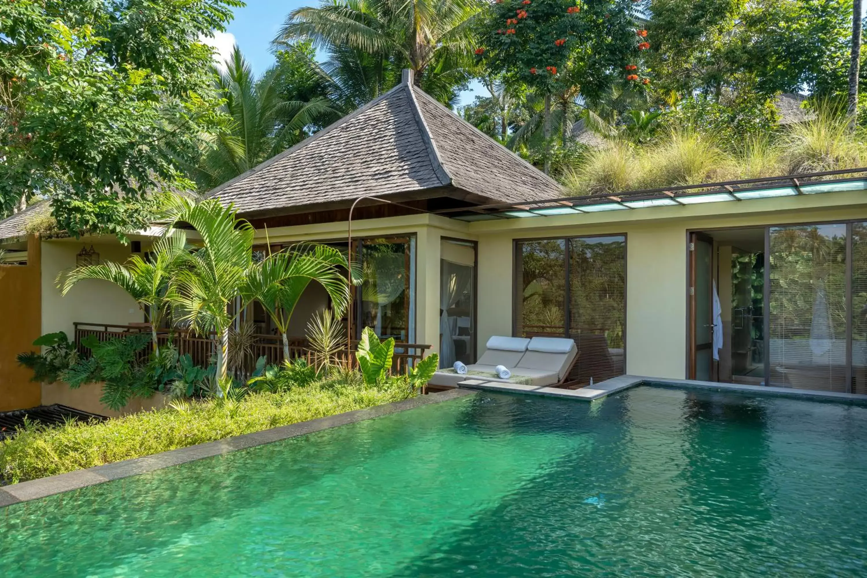 Swimming Pool in Komaneka at Tanggayuda Ubud