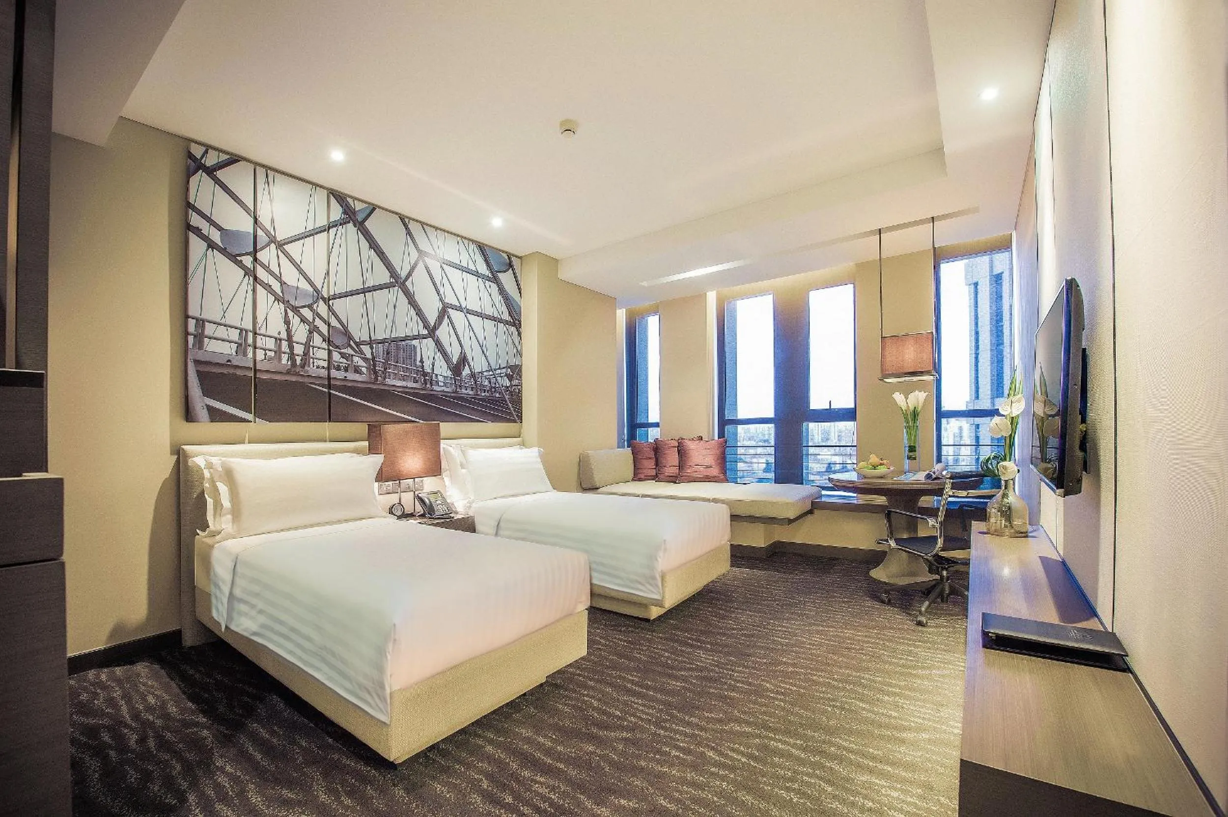 Bed in Pan Pacific Tianjin