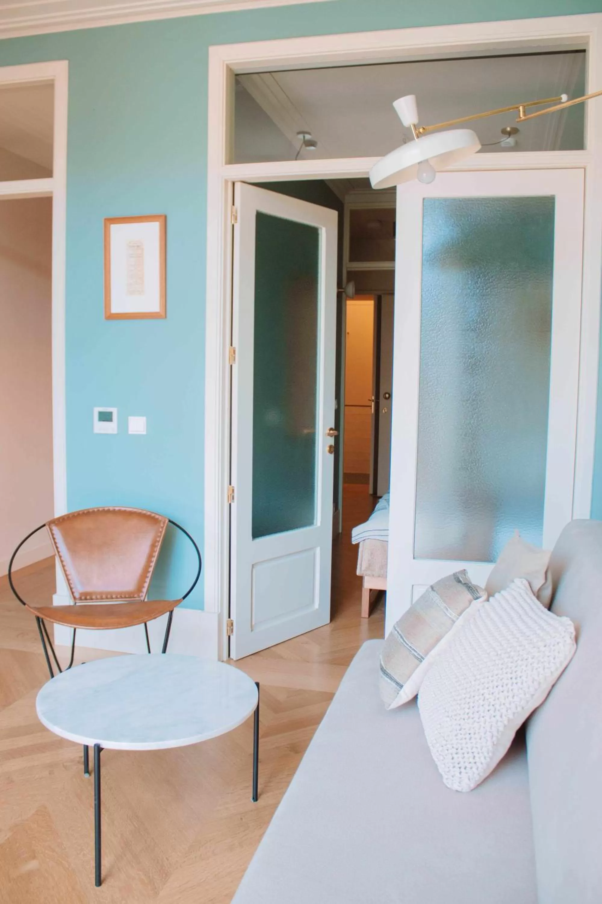 Bed in Villa Theatro Heritage Apartments