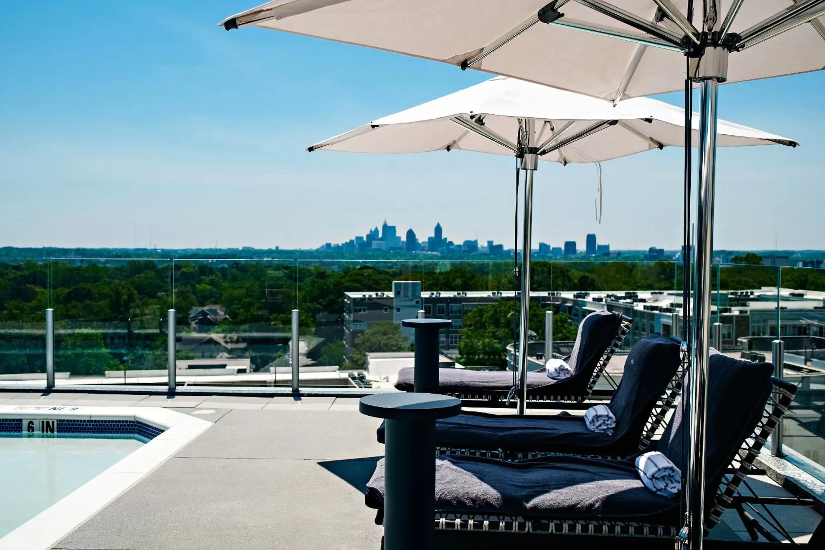 Swimming pool in Thompson Atlanta Buckhead, part of Hyatt