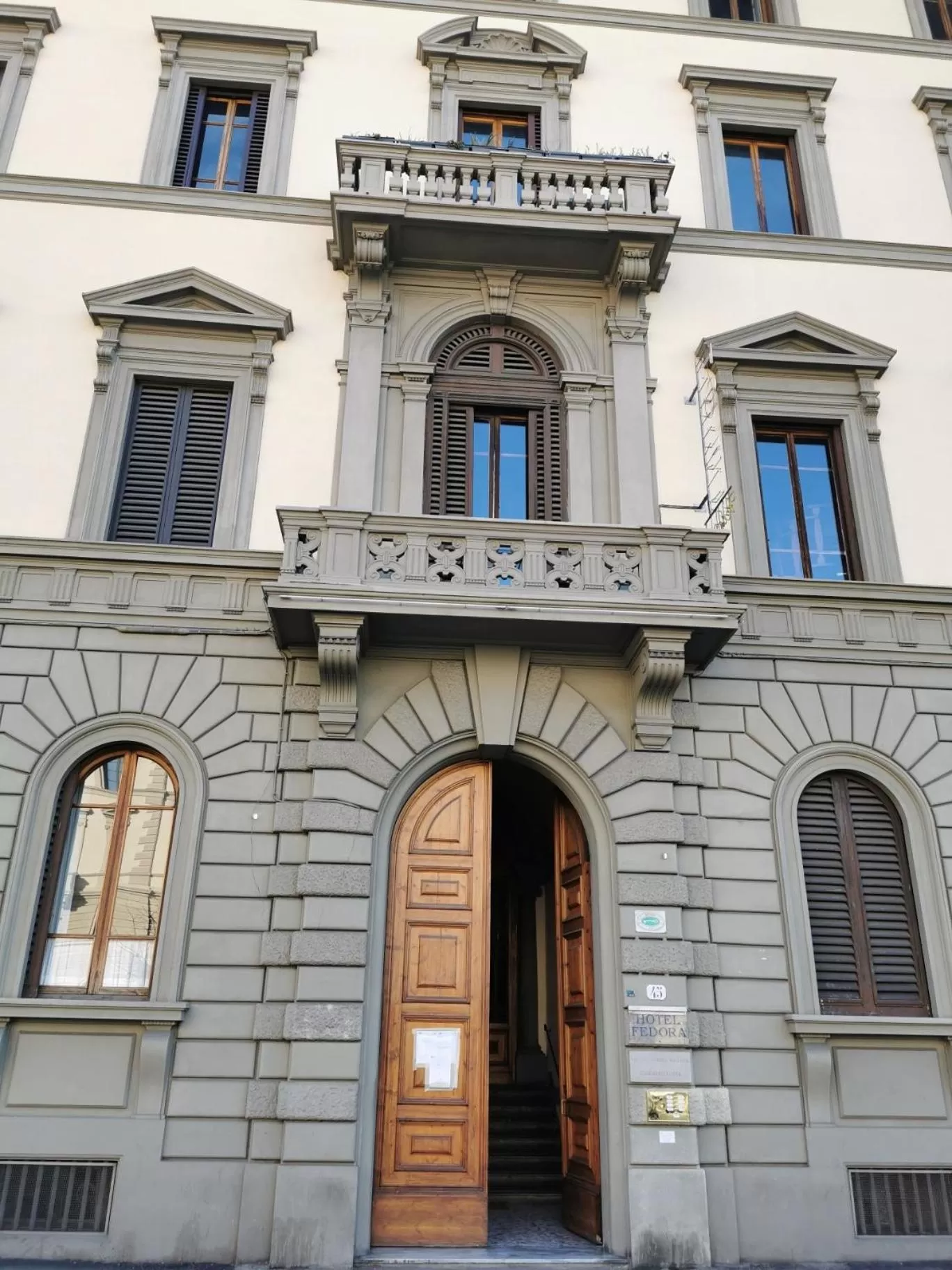 Property building in Hotel Fedora