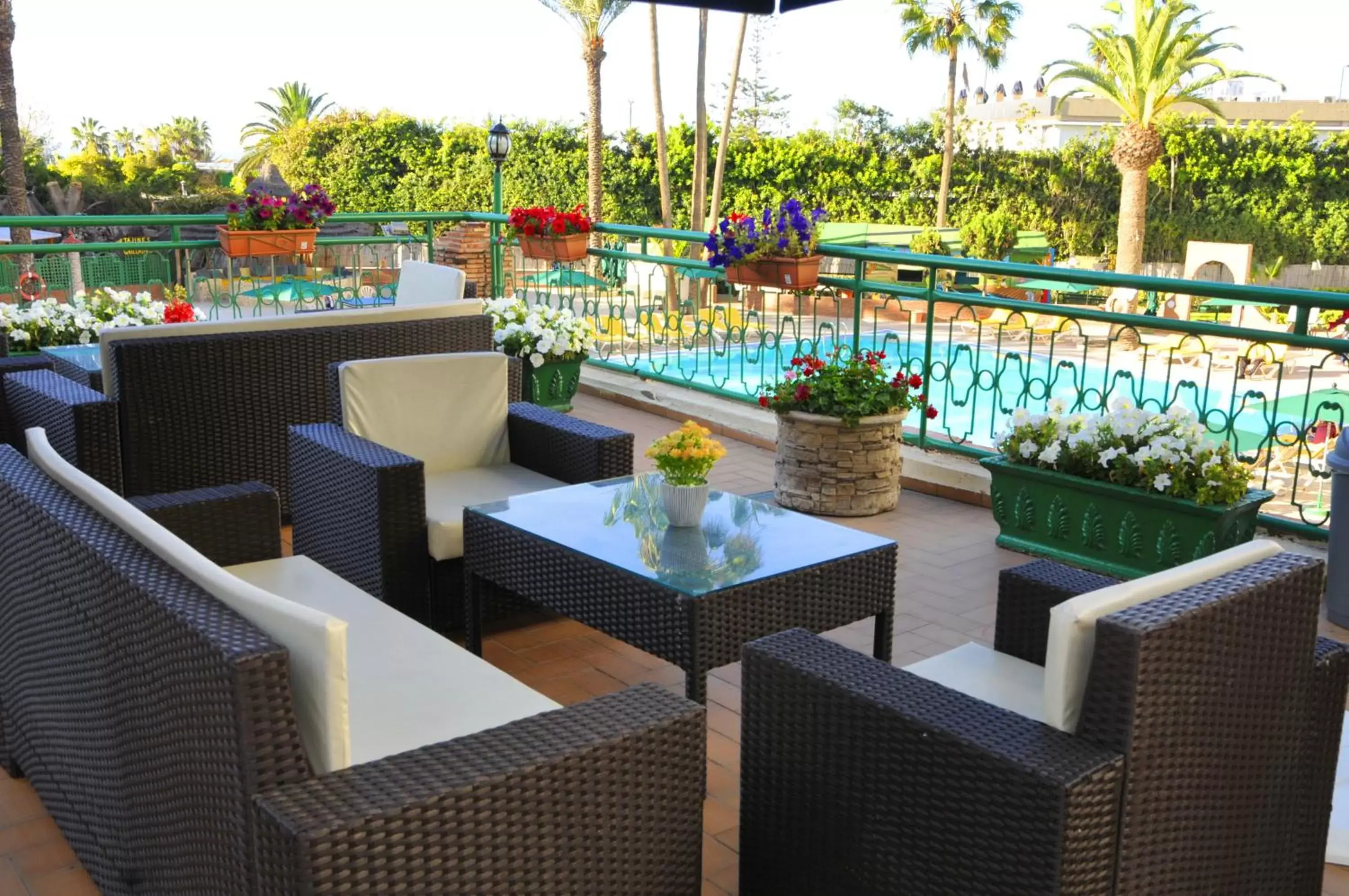 Patio in Hotel Argana Agadir