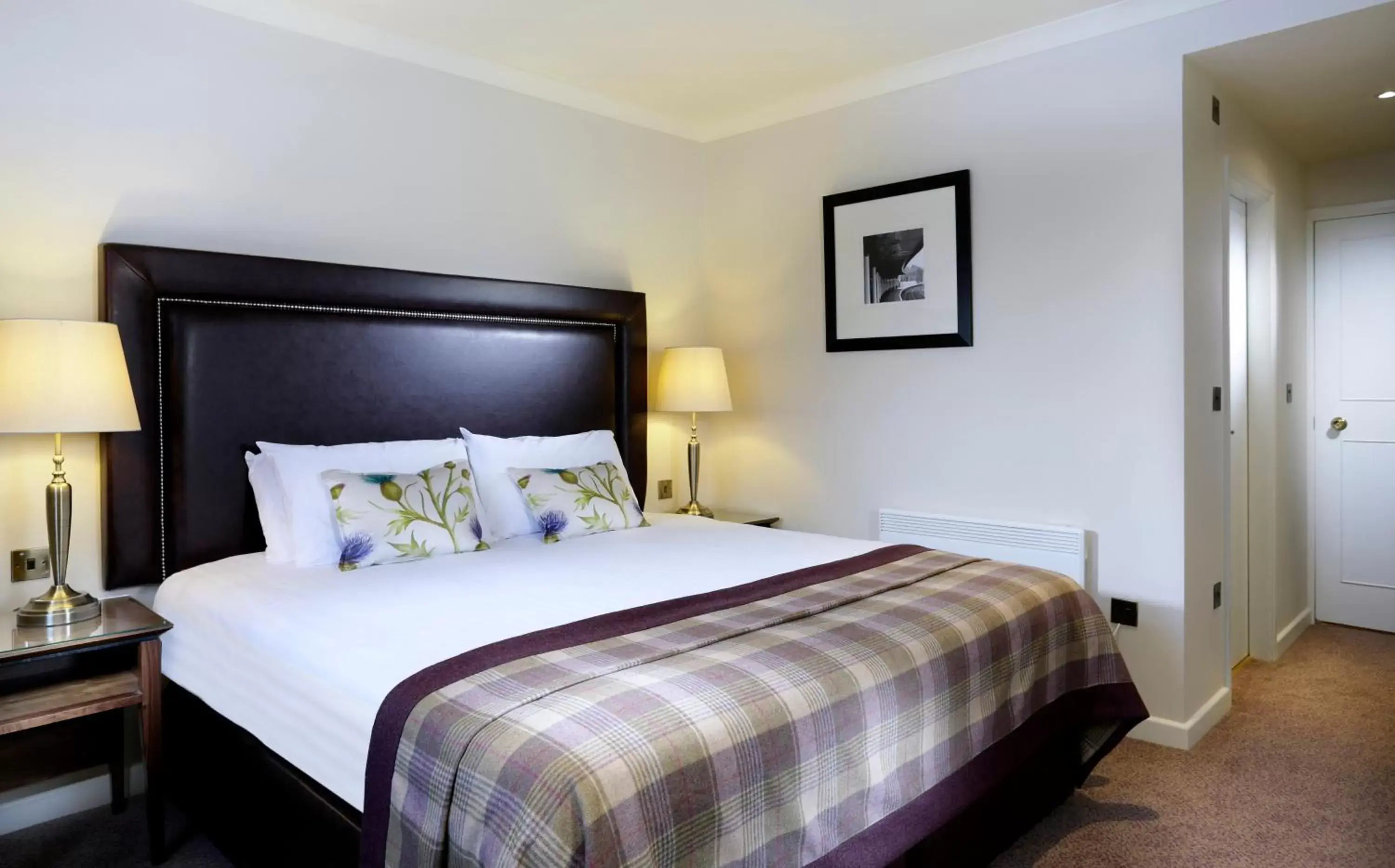 Bedroom, Bed in Macdonald Morlich Hotel at Macdonald Aviemore Resort
