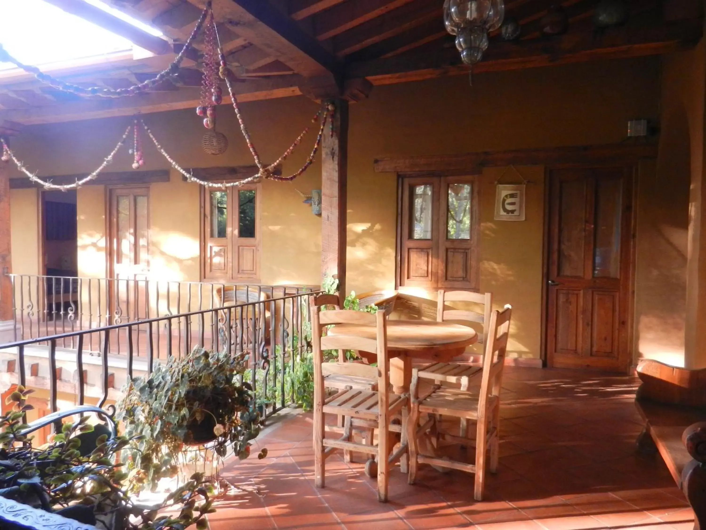 Balcony/Terrace in Posada Yolihuani