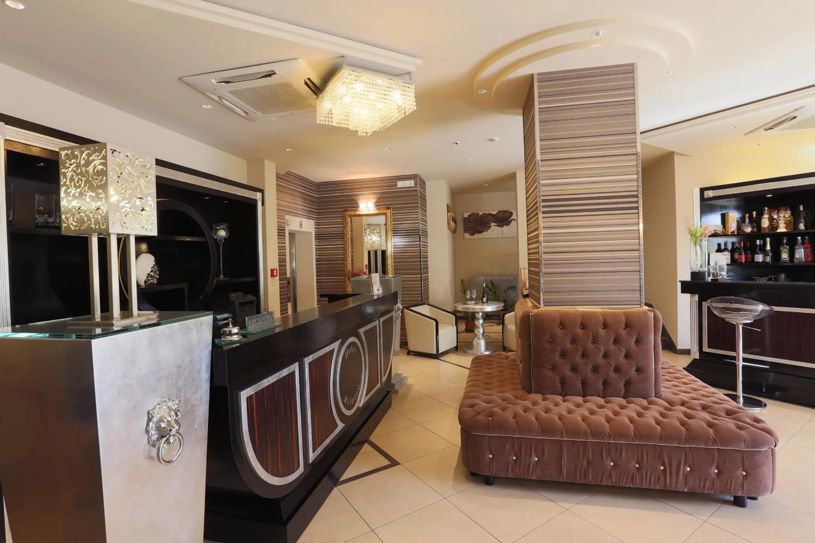 Lobby or reception in Hotel Milazzo
