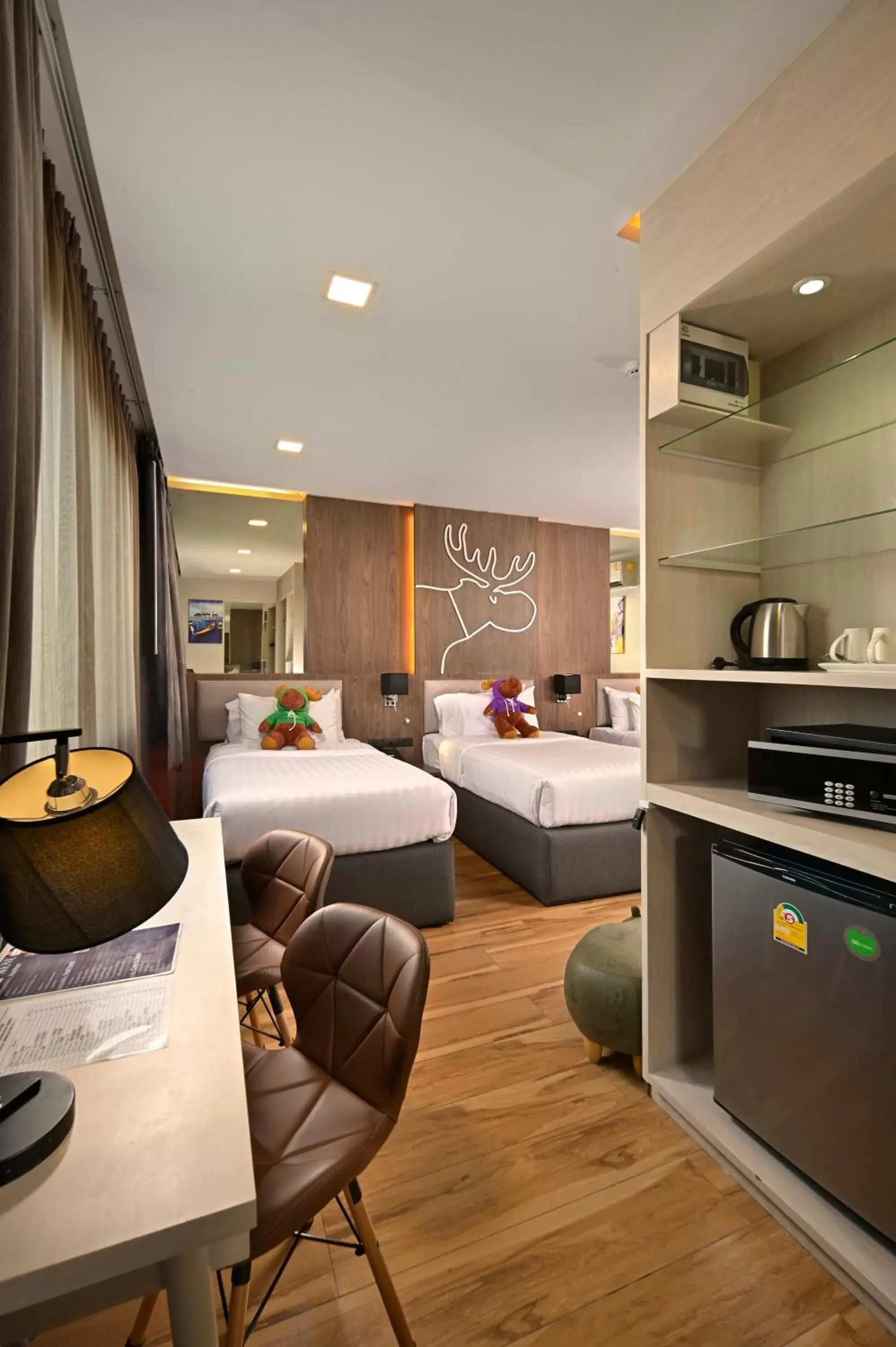 Bed in Moose Hotel Chiangmai