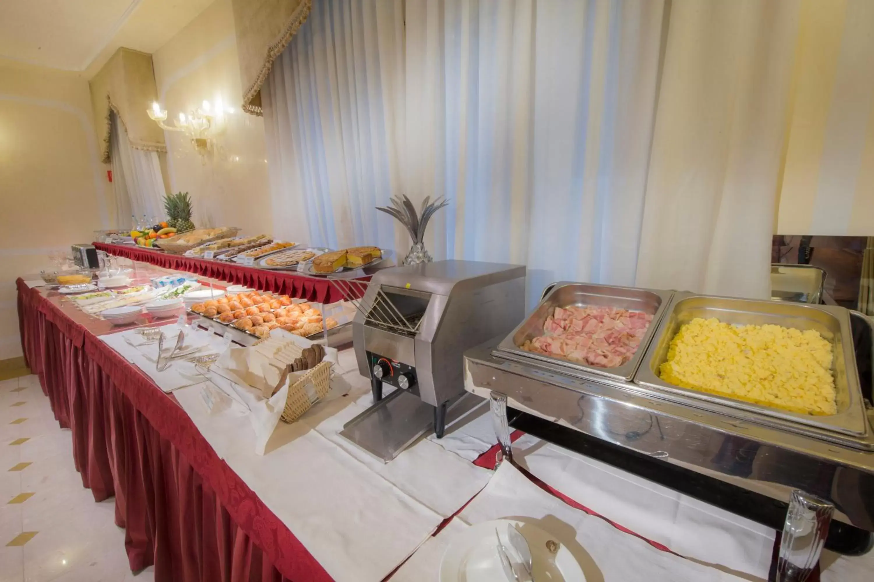 Buffet breakfast in Hotel A La Commedia Buffet breakfast in Hotel A La Commedia