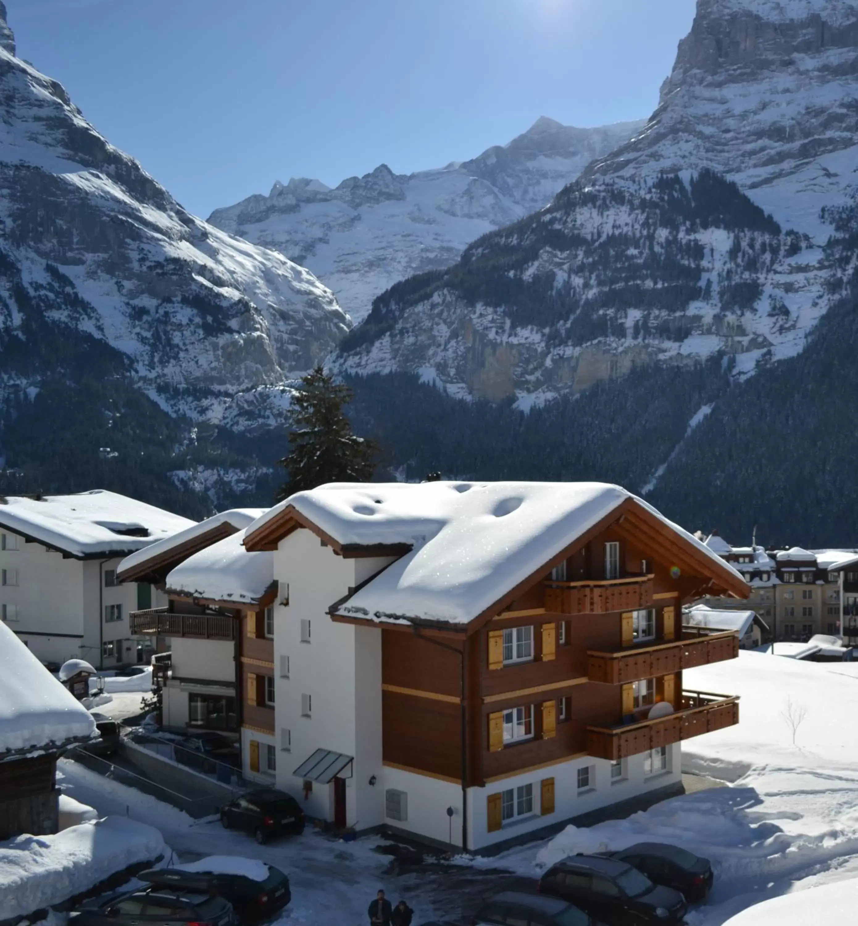 Facade/entrance, Winter in Hotel Caprice - Grindelwald