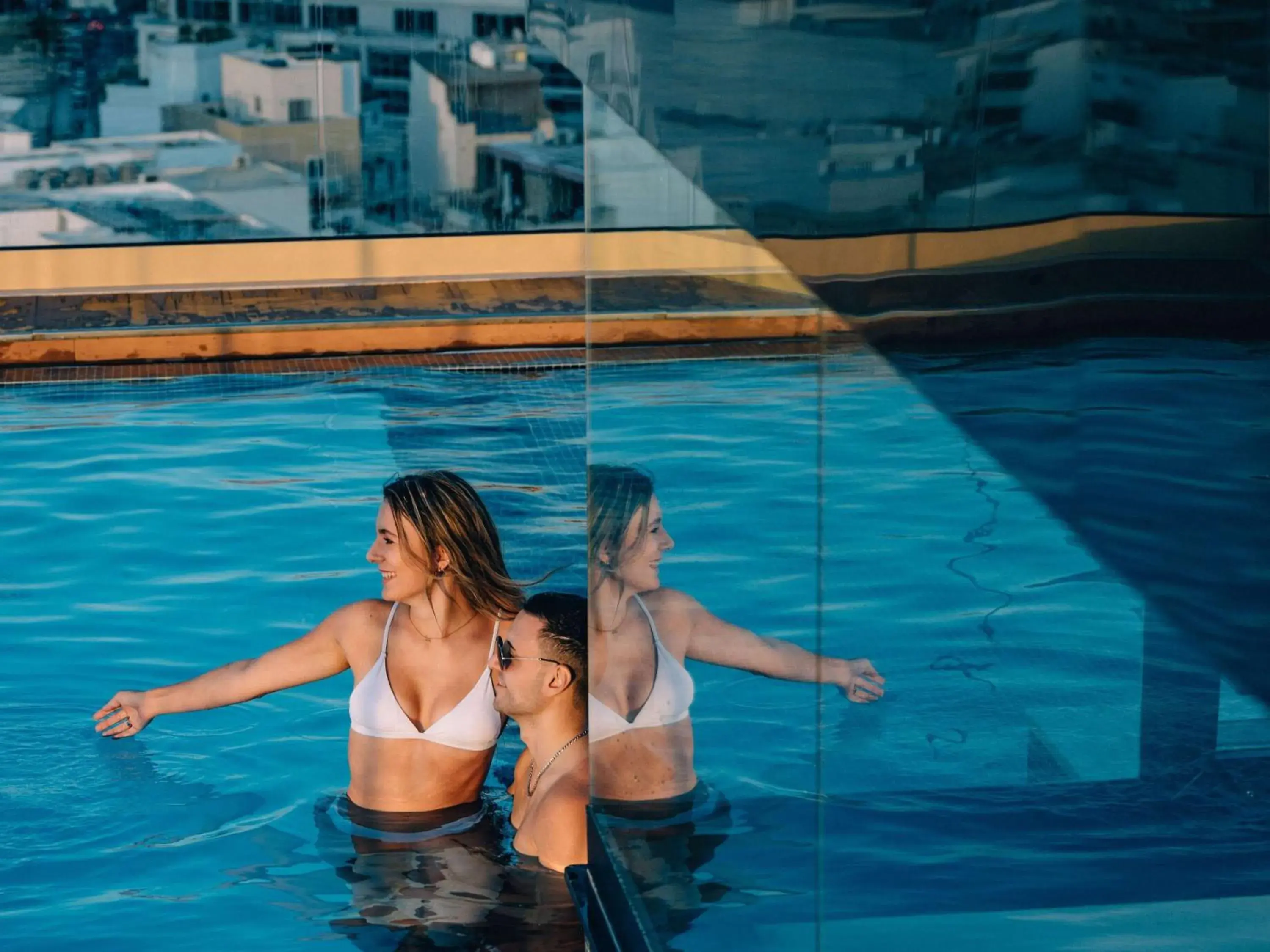 Pool view, Swimming Pool in Aparthotel Adagio Malta Central