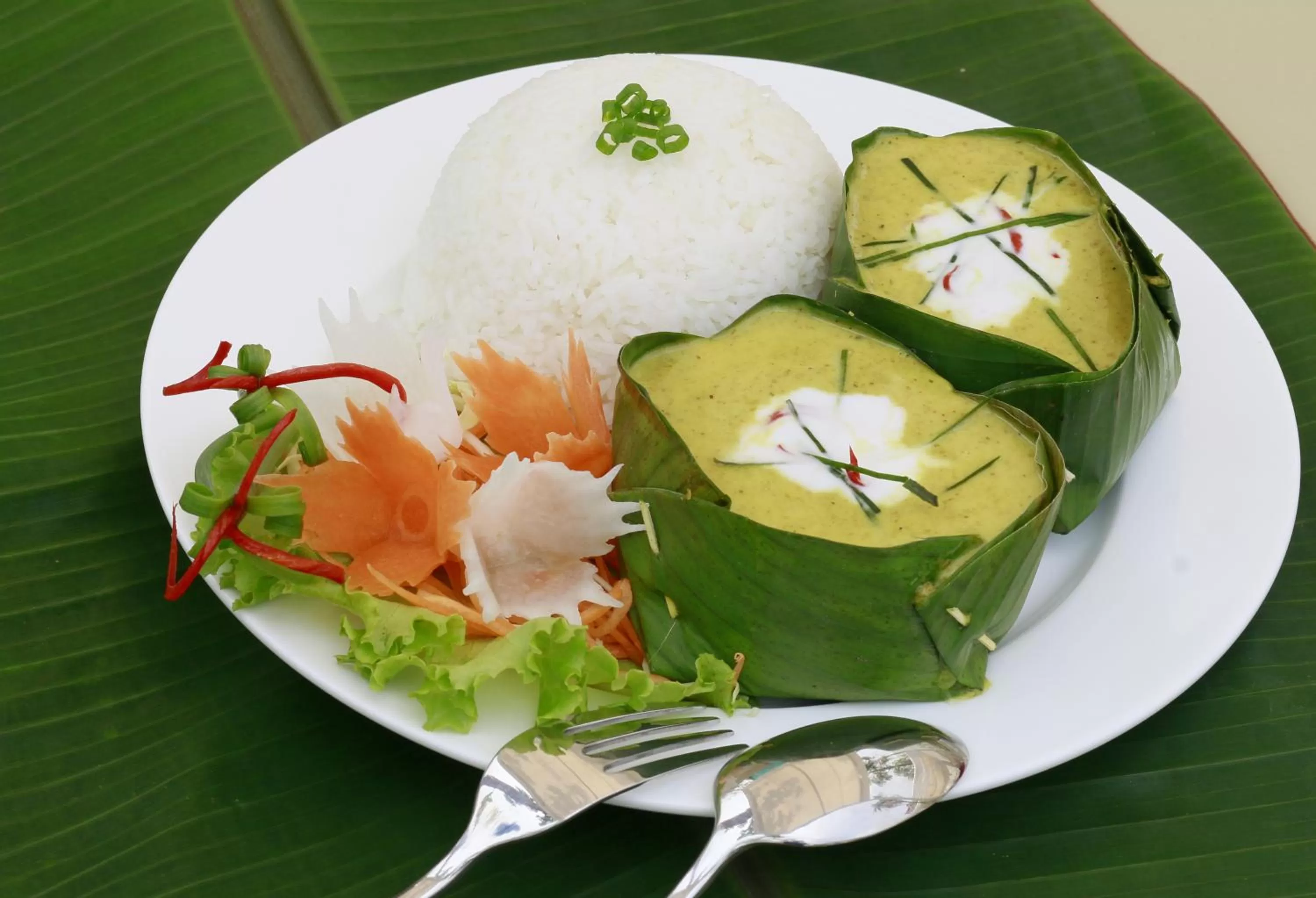 Food close-up in Home Indochine d'Angkor Hotel