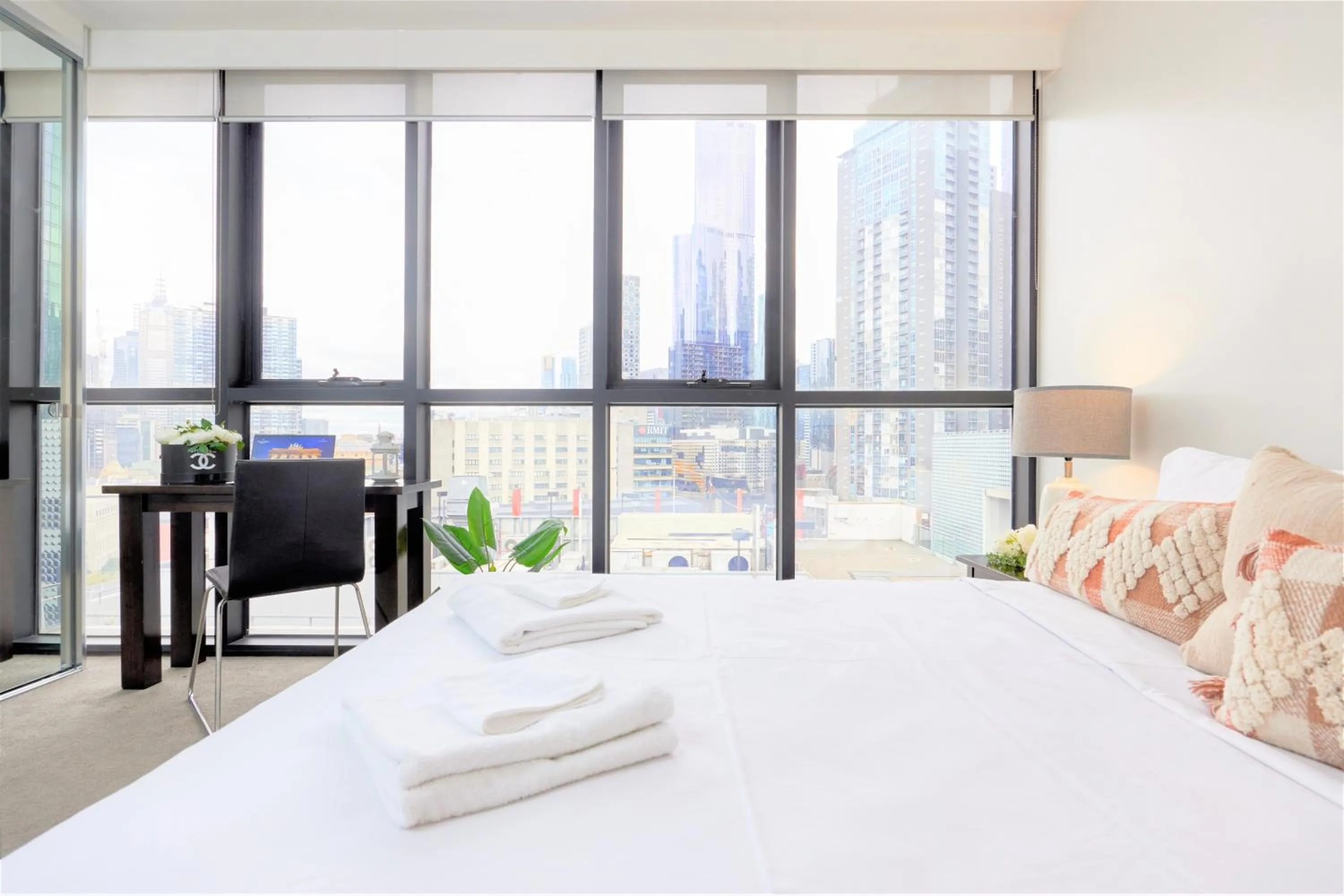 Bedroom, Bed in Arrow on Swanston