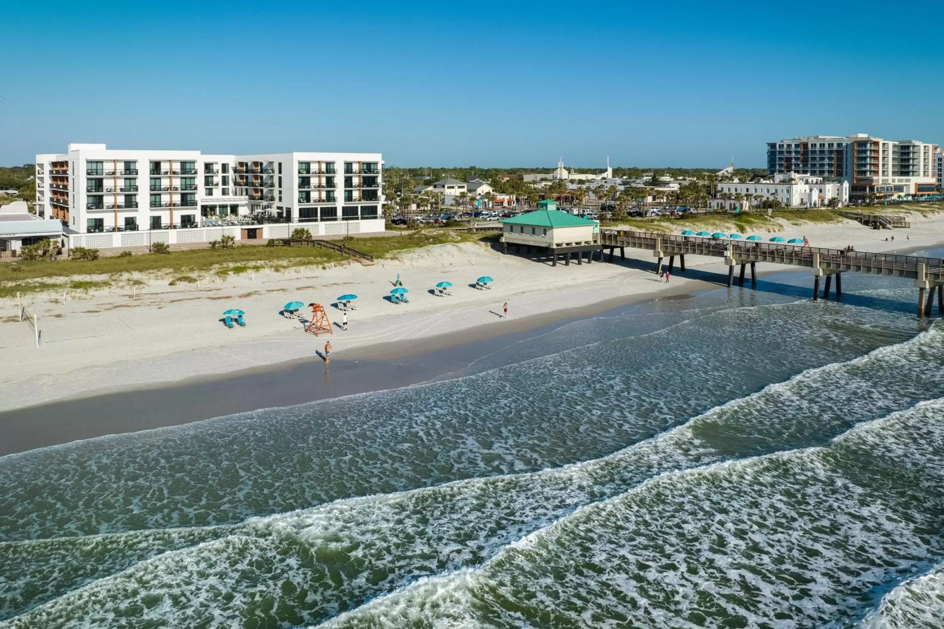 Property building, Beach in SpringHill Suites by Marriott Jacksonville Beach Oceanfront