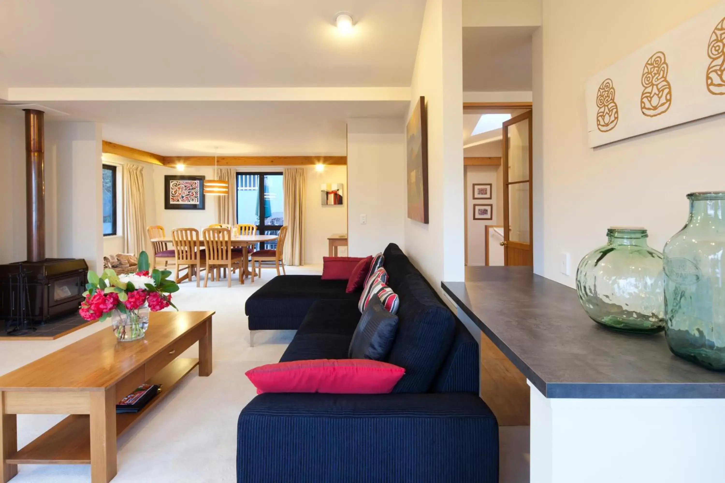 Living room, Seating Area in Apartments at Spinnaker Bay