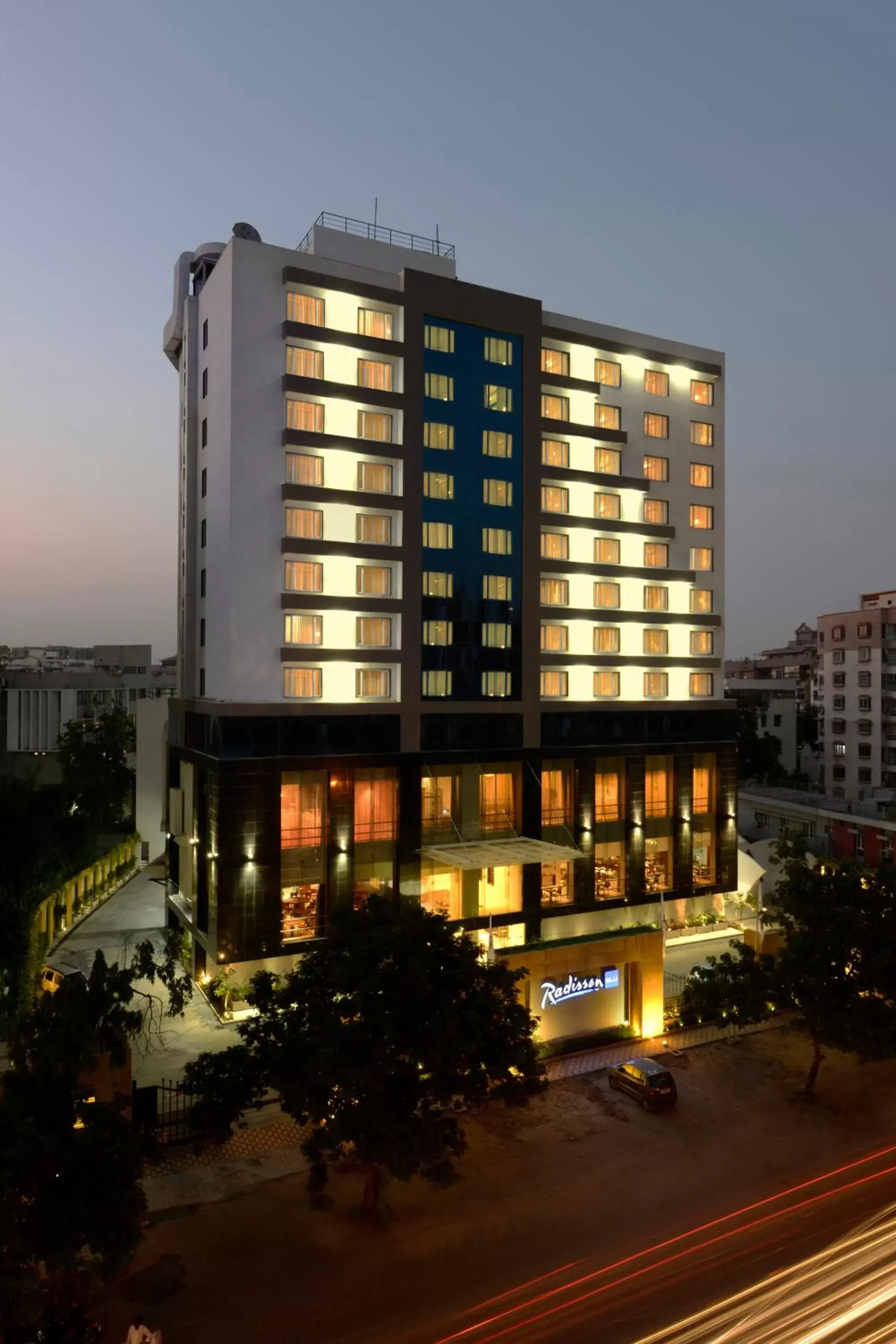 Facade/entrance, Property Building in Radisson Blu Hotel Ahmedabad