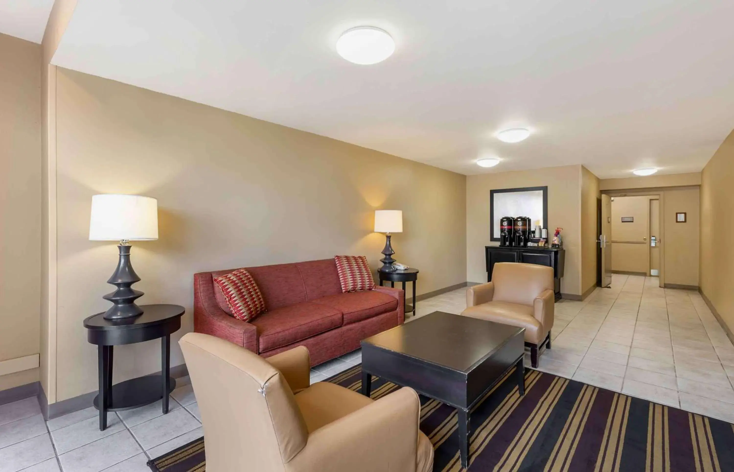 Lobby or reception, Seating Area in Extended Stay America Suites - Akron - Copley - West