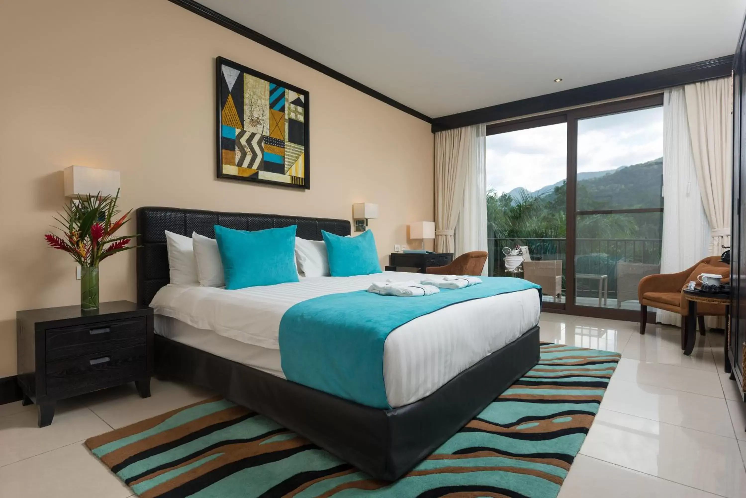 Bedroom, Bed in The Royal Corin Thermal Water Spa & Resort - Adults Only
