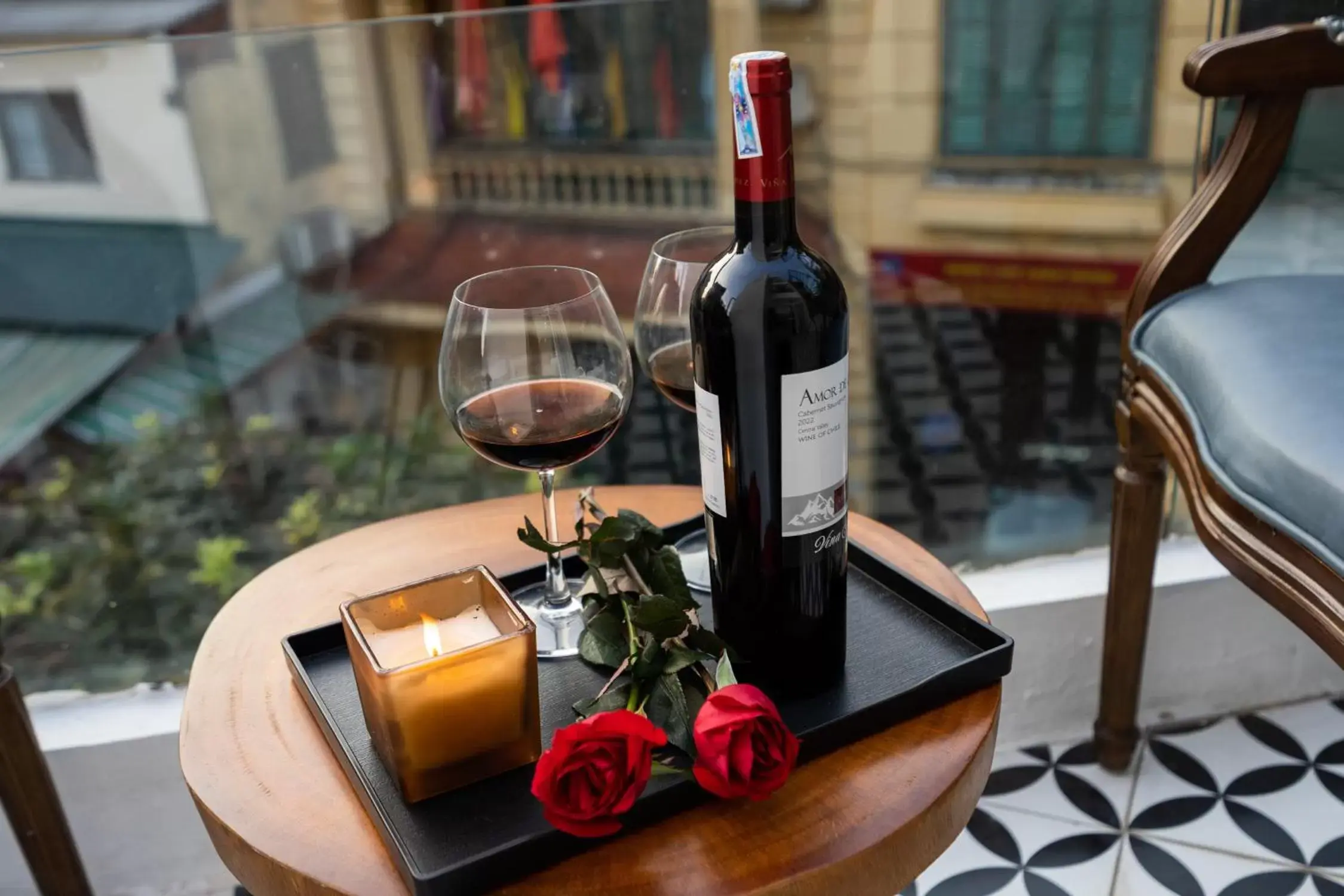 Balcony/Terrace in Hanoi Memory Legends Hotel Balcony/Terrace in Hanoi Memory Legends Hotel